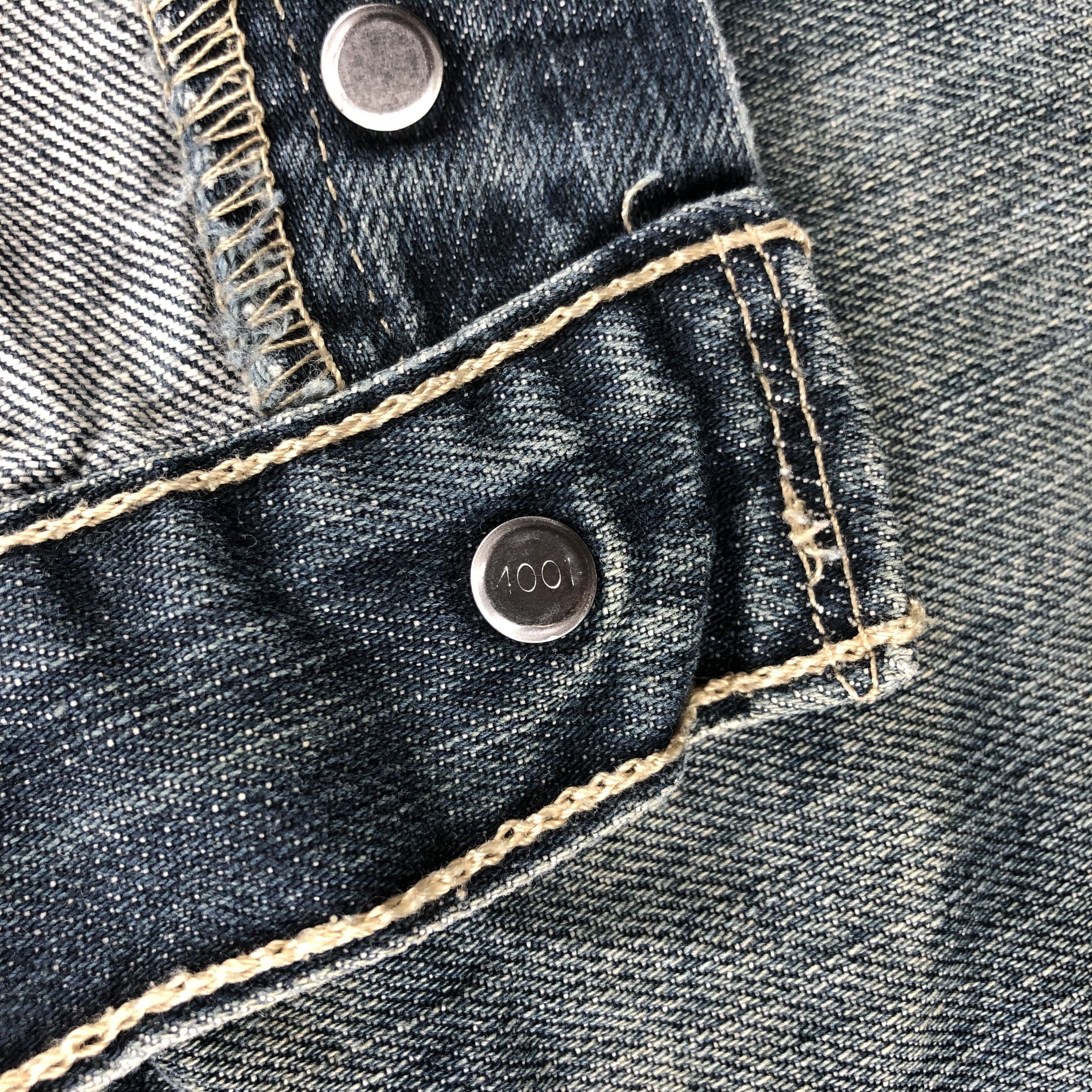 Levi's Vintage Blue Wash Levis 501 Jeans-JM3136 Size US 32 / EU 48 - 13 Thumbnail