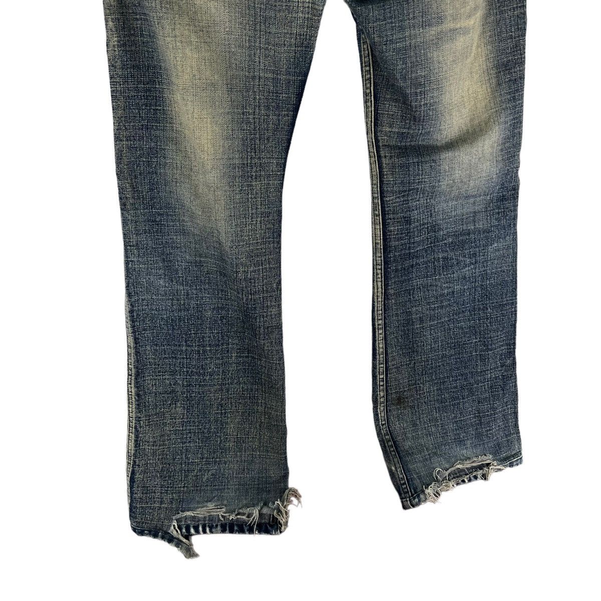 Japanese Brand 🔥Rare Biker Denim Jeans Diesel Bow Cut Design Size US 36 / EU 52 - 7 Thumbnail