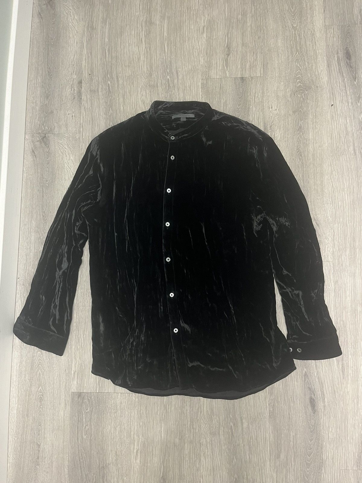 John Varvatos Crushed velvet shirt. Large Size US L / EU 52-54 / 3 - 10 Thumbnail