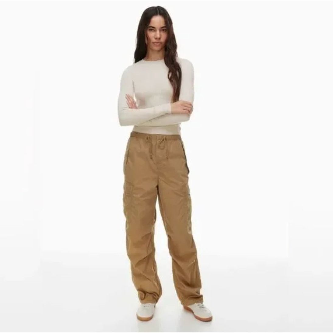 Aritzia NWOT ARITZIA TNA Squad Pocket Parachute Pant - Camel XXS Size 24" / US 00 / IT 34 - 1 Thumbnail
