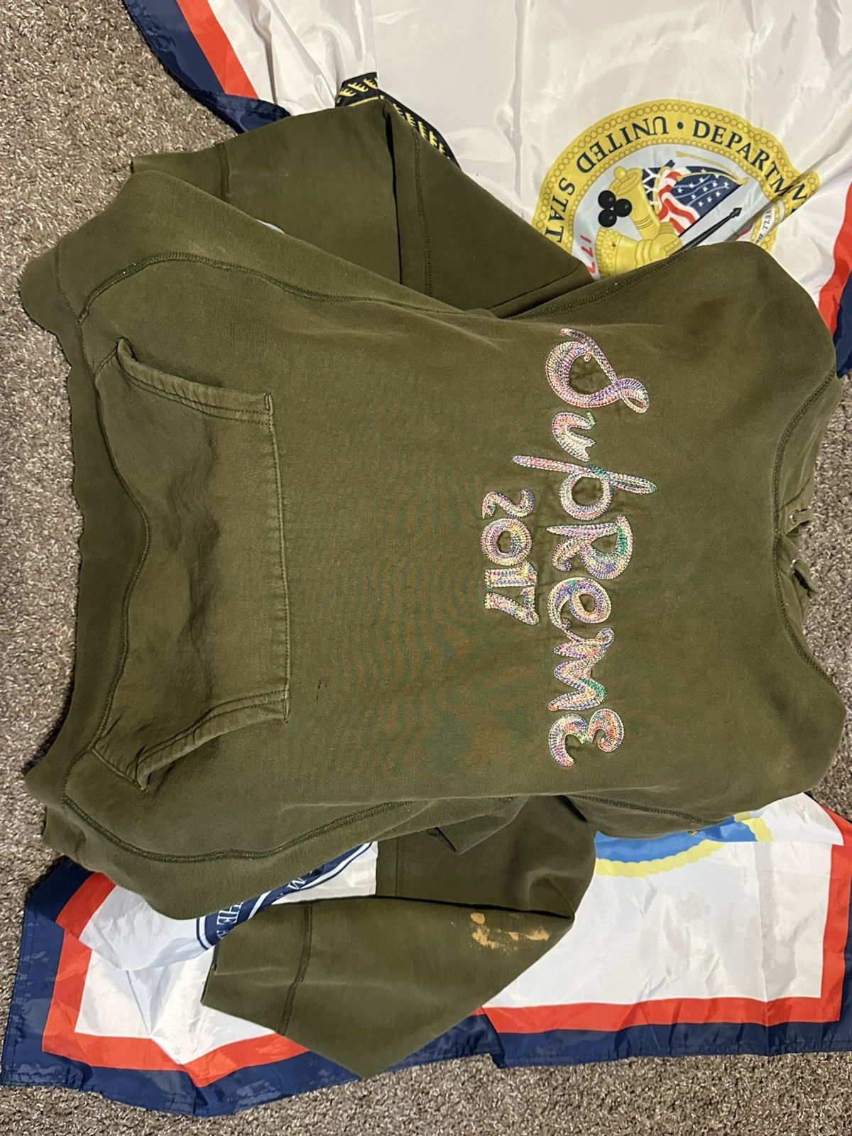 Supreme Supreme Fw17 Brush logo Size US L / EU 52-54 / 3 - 3 Thumbnail