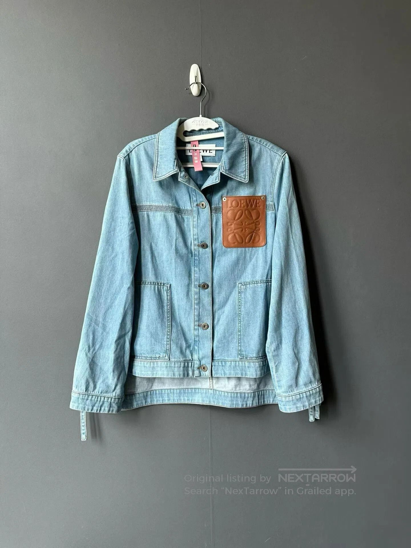 Loewe Loewe Leather Label Denim Jacket. Size XXS / US 00 / IT 34 - 1 Thumbnail