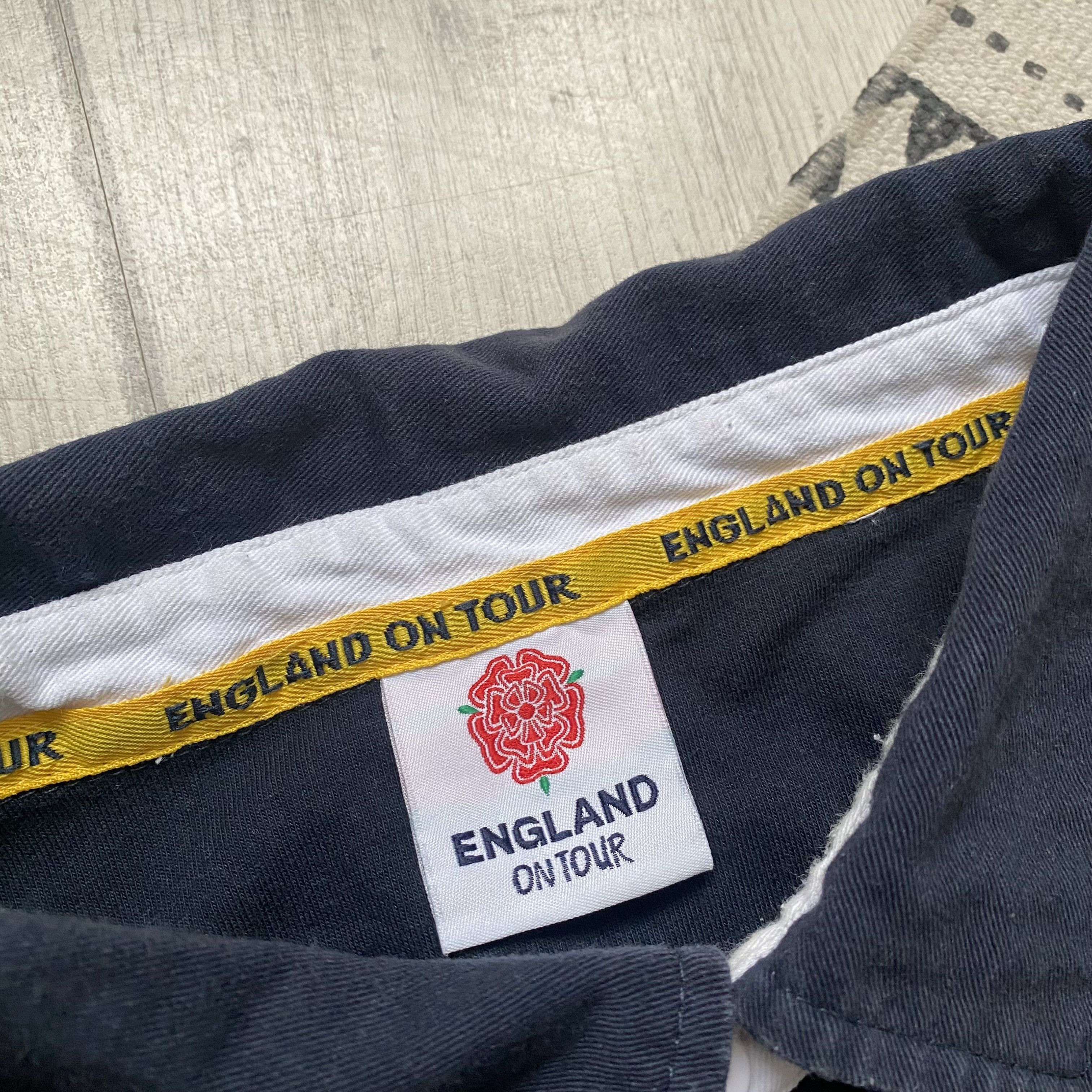 Cotton Traders 🏈 Vintage England Rugby Championship polo shirts Dill Size US XXL / EU 58 / 5 - 4 Thumbnail