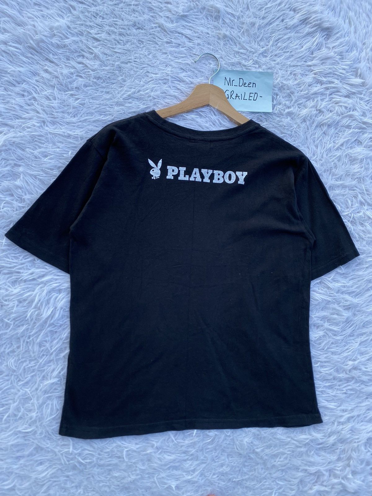 Playboy Rare PLAYBOY MAGAZINE COVER BLACK T-SHIRT Size US M / EU 48-50 / 2 - 14 Thumbnail