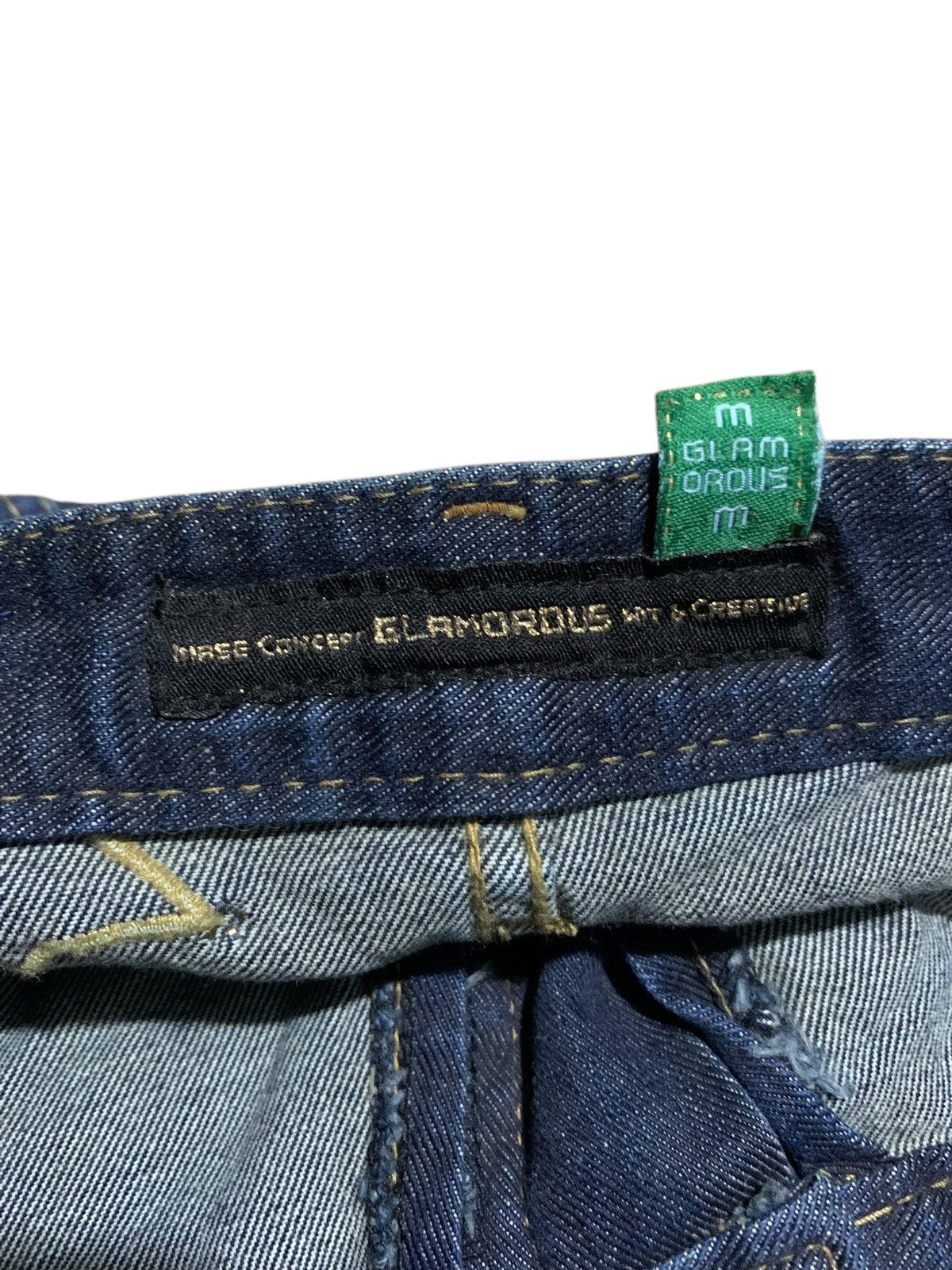 Hysteric Glamour 2000s Glamorous hybrid studded denim side button shorts Size 30" / US 8 / IT 44 - 10 Thumbnail