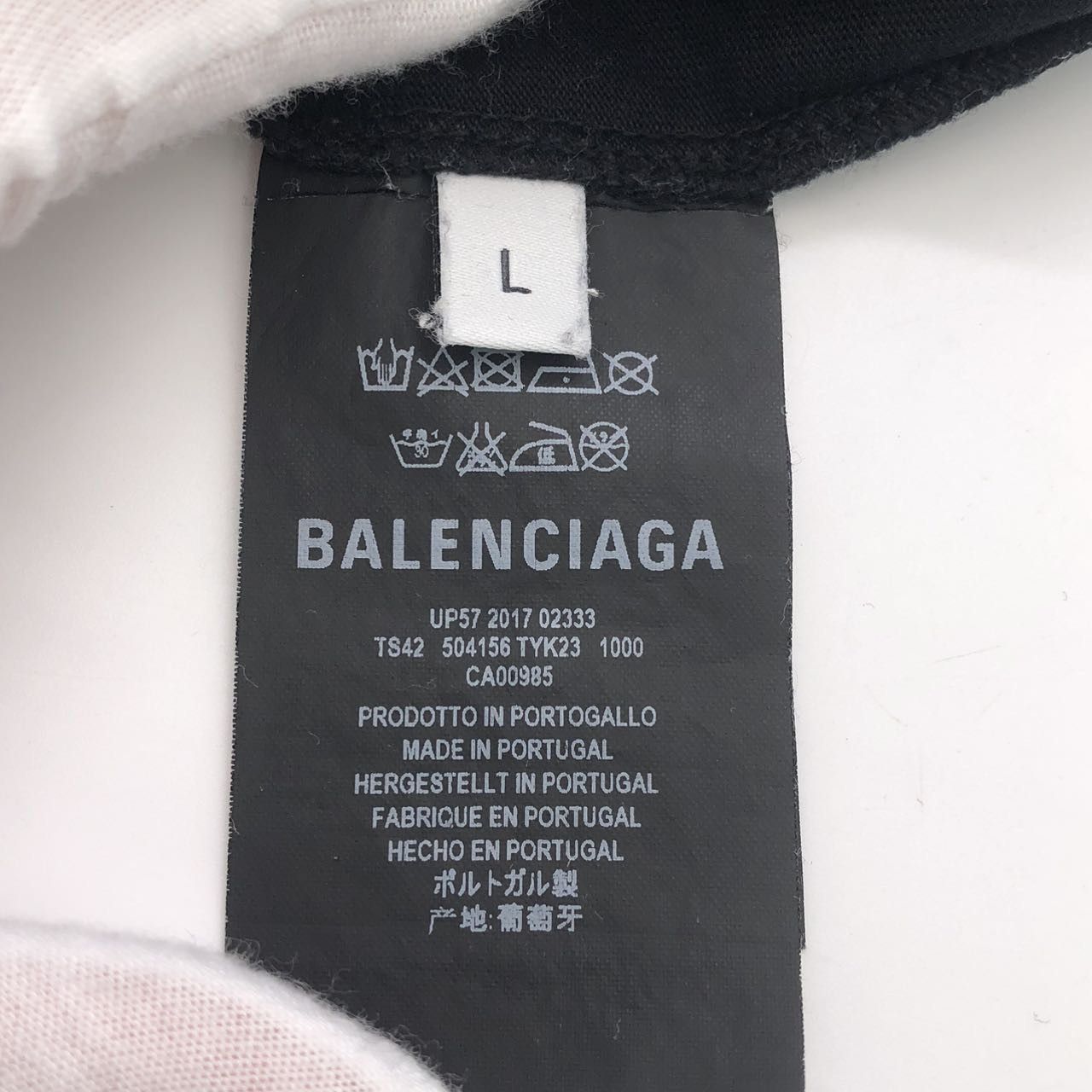 Balenciaga Balenciaga Letter Logo Print Short Sleeve T-shirt K26WX Size L / US 10 / IT 46 - 7 Thumbnail