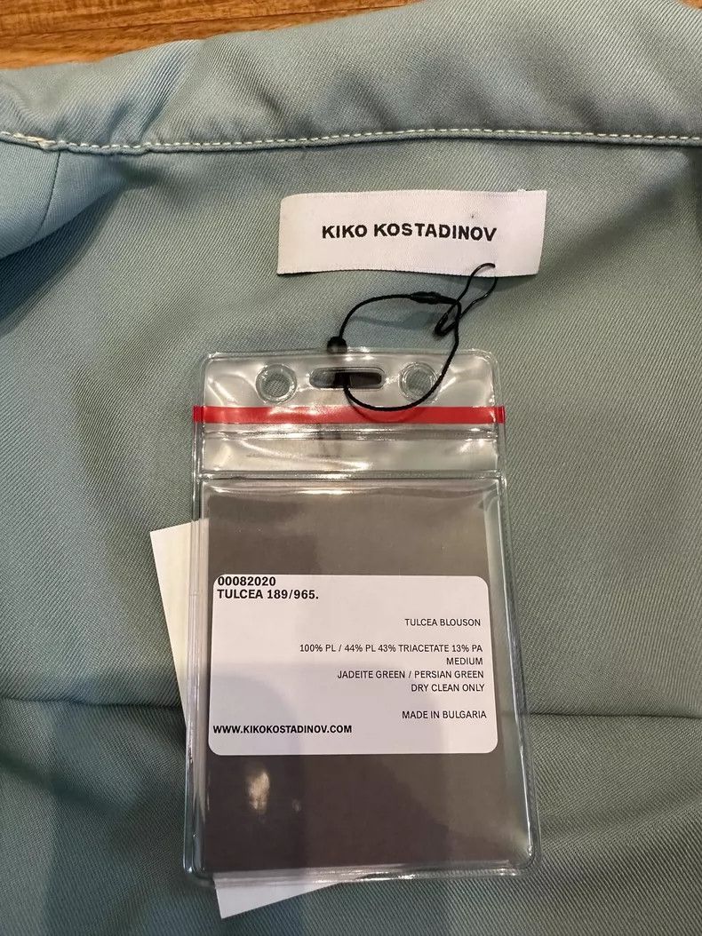 Kiko Kostadinov Kiko Kostadinov 20SS Tulcea High Neck Jacket Blue-Green Pat Size US M / EU 48-50 / 2 - 6 Thumbnail