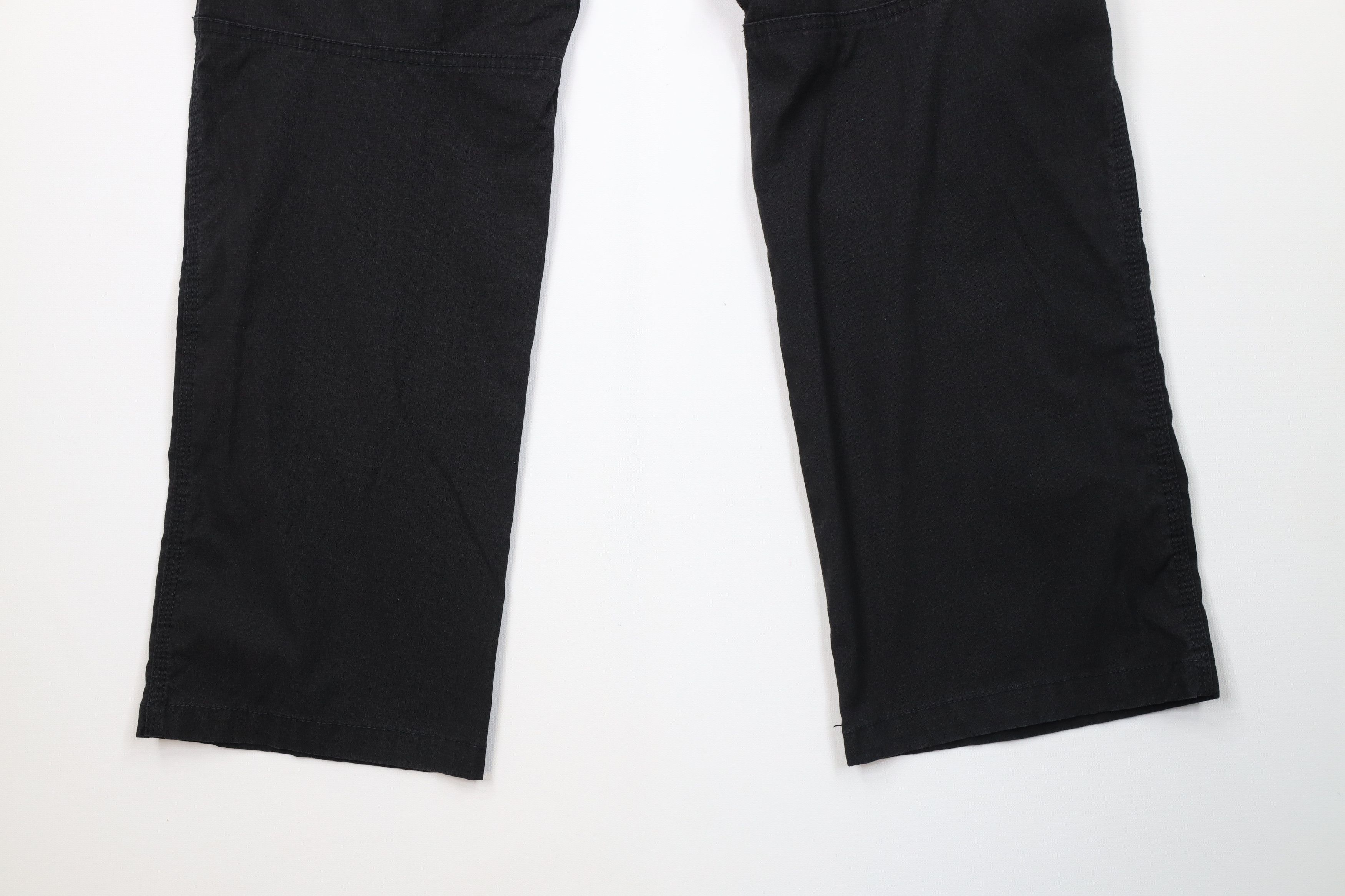 Vintage Vintage Y2K Streetwear Tactical Wide Leg Cargo Pants Black Size US 36 / EU 52 - 12 Thumbnail