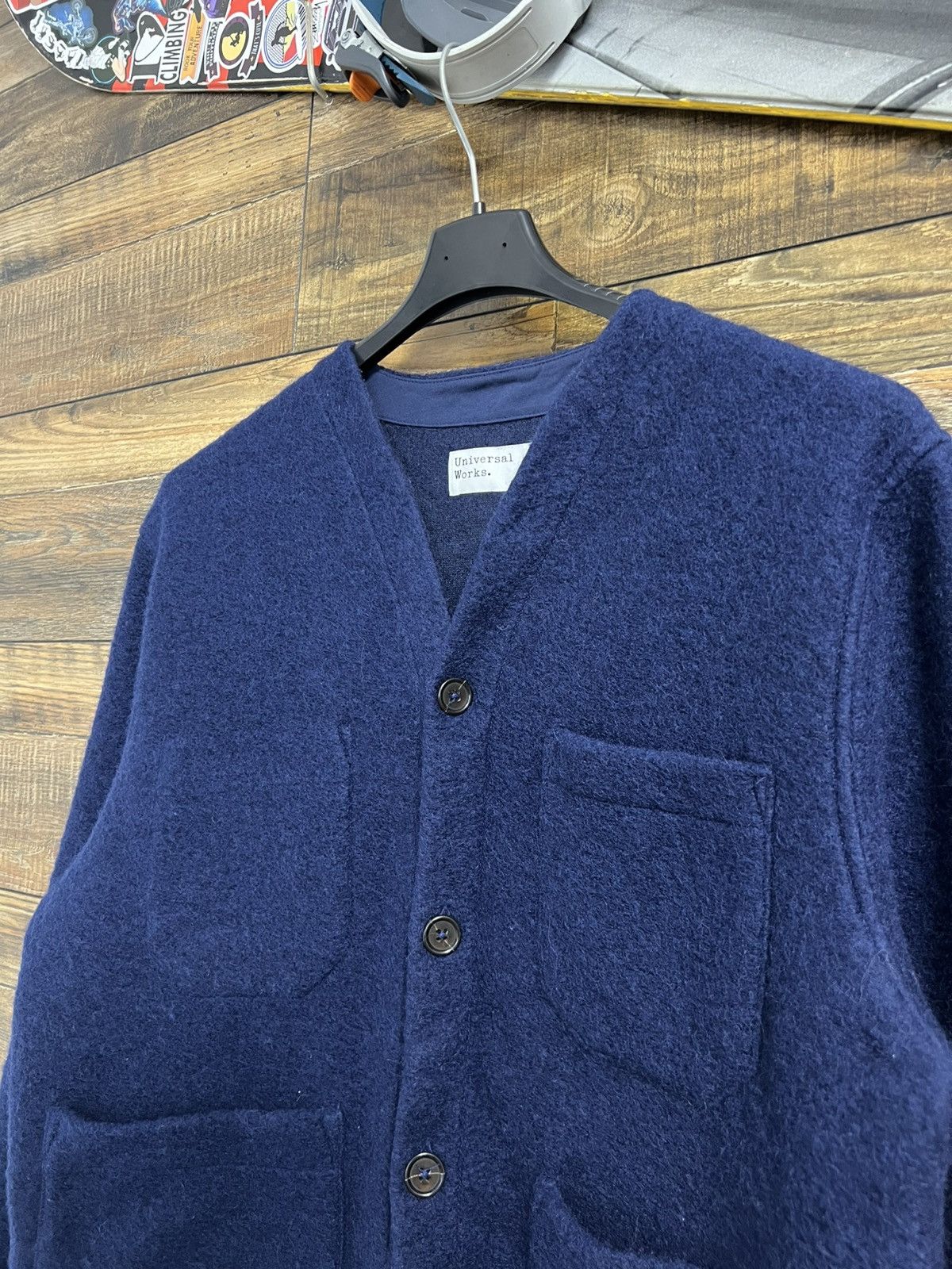 Universal Works UNIVERSAL WORKS Wool Fleece Sweater Blanket Cardigan Jacket Size US M / EU 48-50 / 2 - 7 Thumbnail