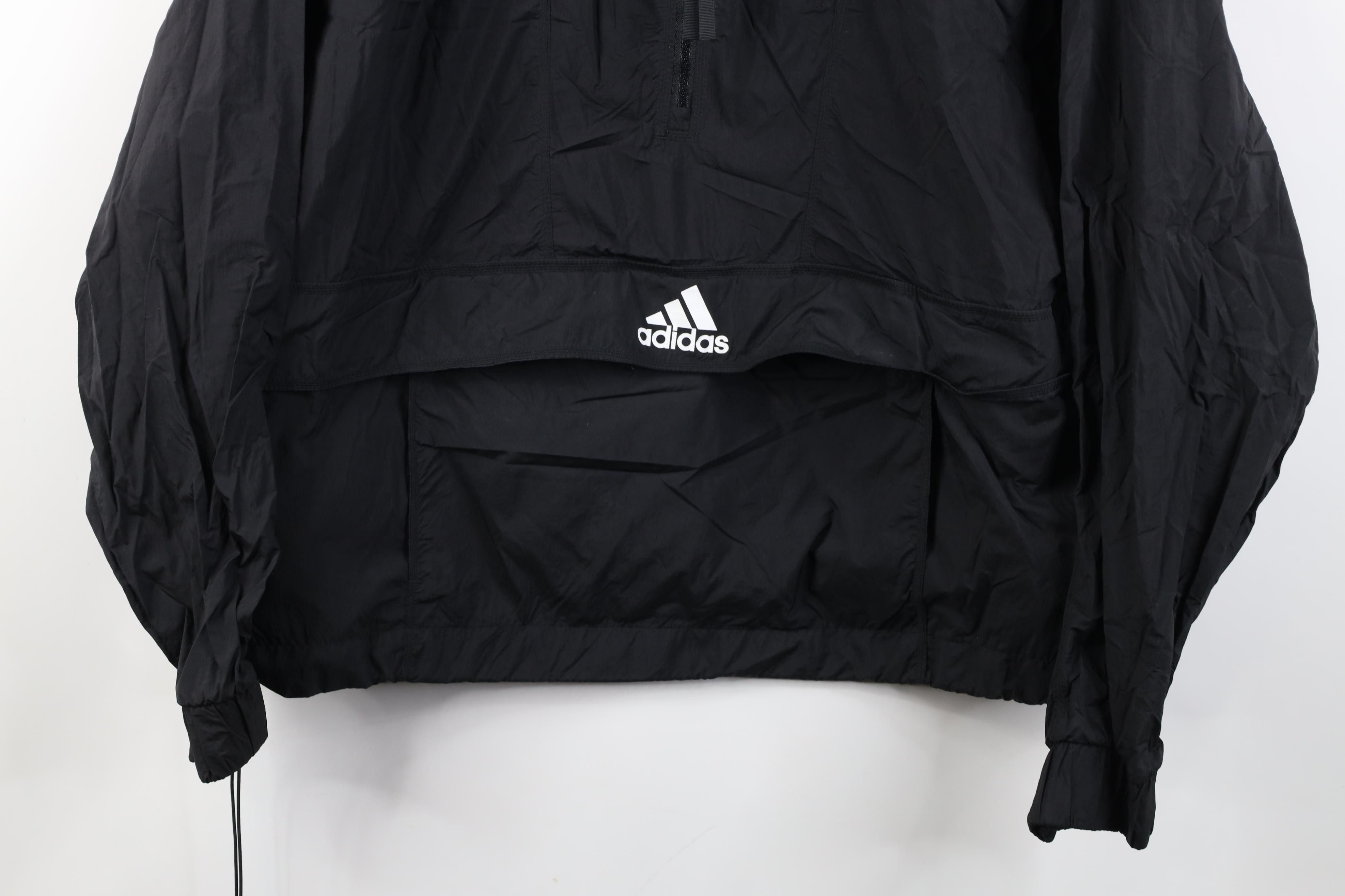 Adidas Vintage Y2K Adidas Cropped Anorak Windbreaker Jacket Size L / US 10 / IT 46 - 3 Thumbnail