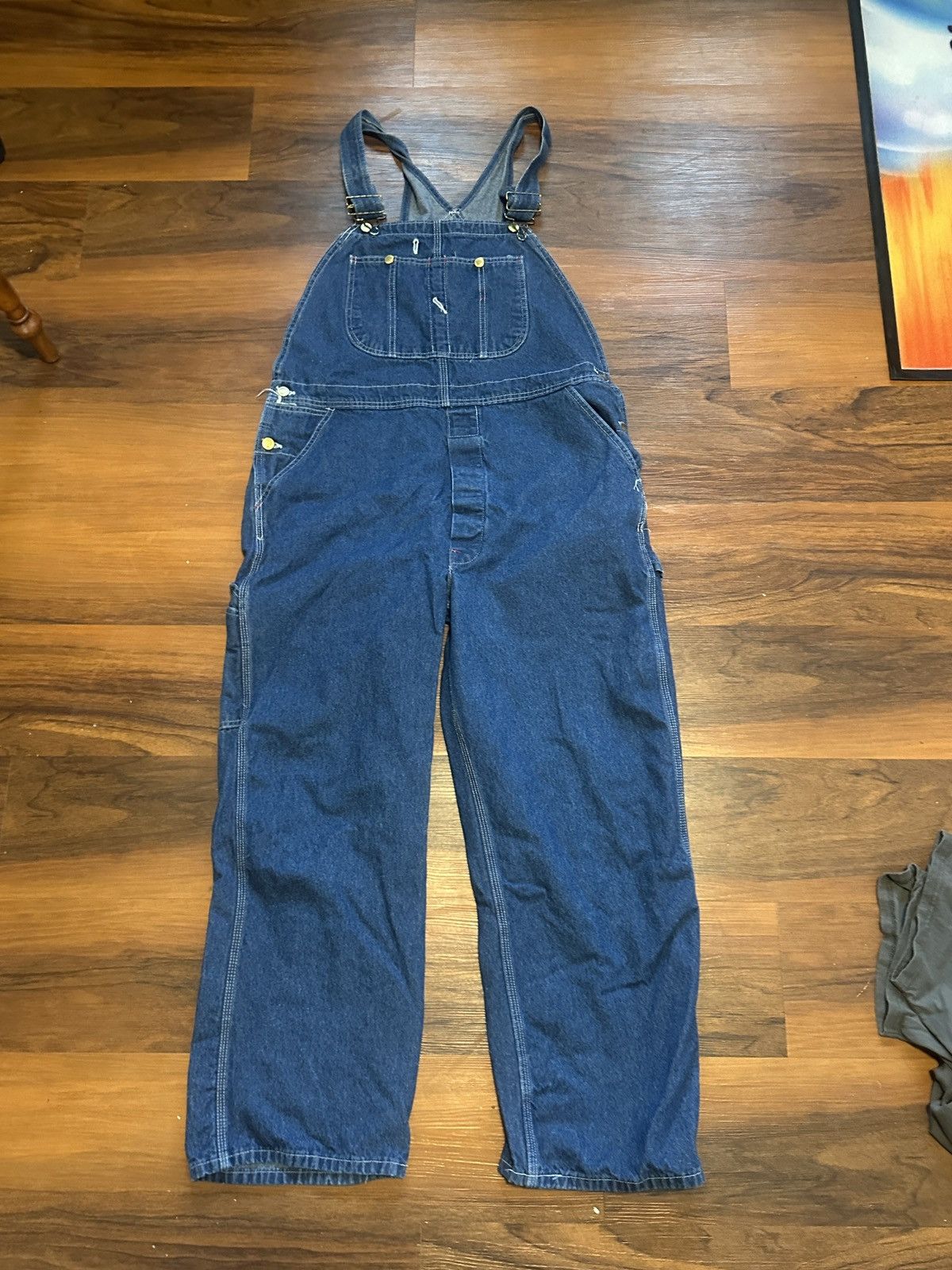 Dickies Dickies blue denim overalls Size US 40 / EU 56 - 1 Thumbnail