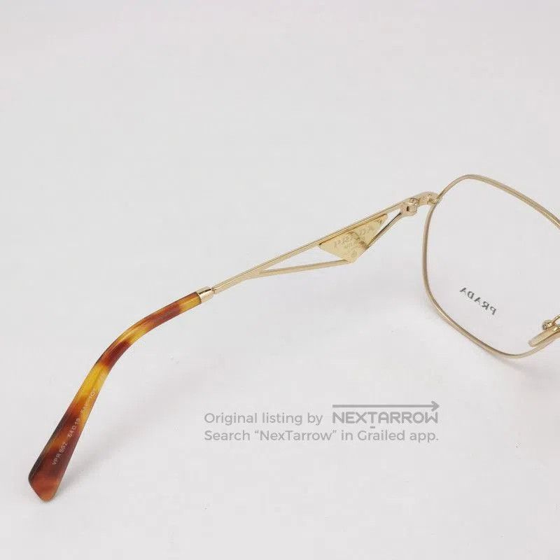 Prada Prada Triangular Logo Full Frame Eyeglasses. Size ONE SIZE - 6 Thumbnail