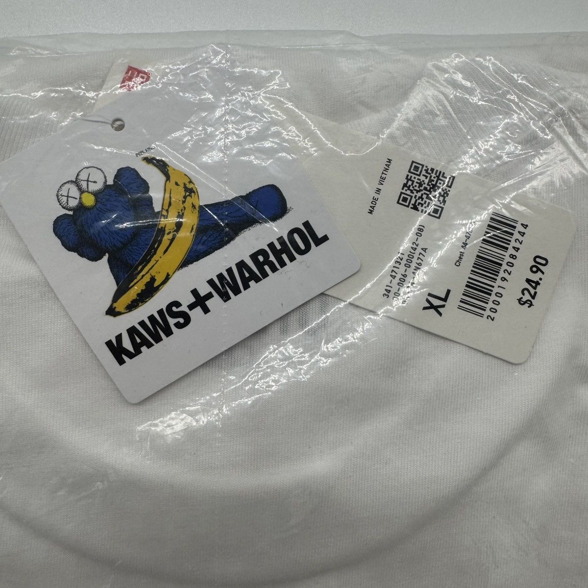 Kaws KAWS x Uniqlo Warhol UT Graphic 471321 Tee White Size US XL / EU 56 / 4 - 3 Thumbnail