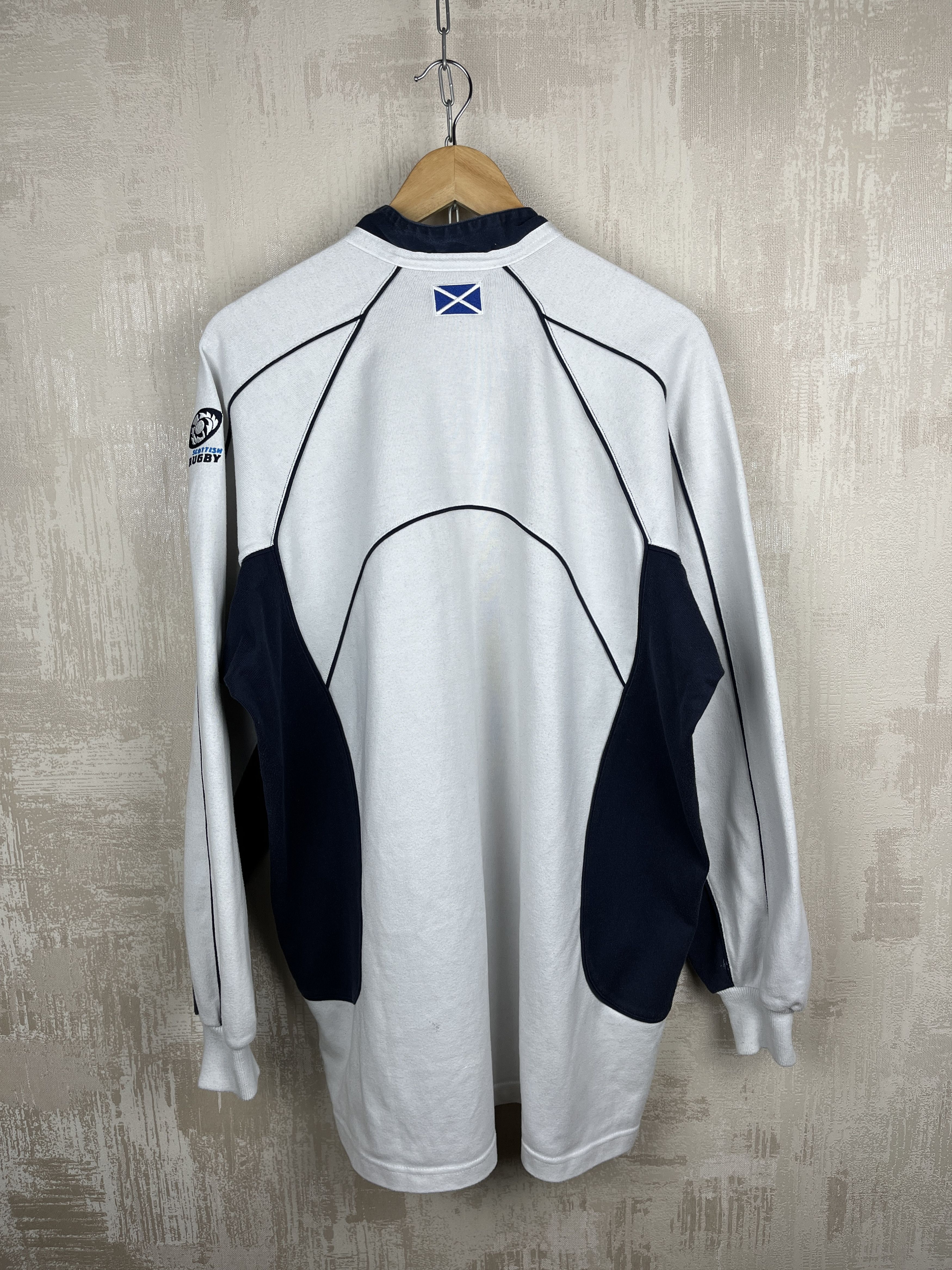 Canterbury of New Zealand Vintage Scotland Away Rugby Jersey Long Sleeve Canterbury Size US XL / EU 56 / 4 - 20 Thumbnail