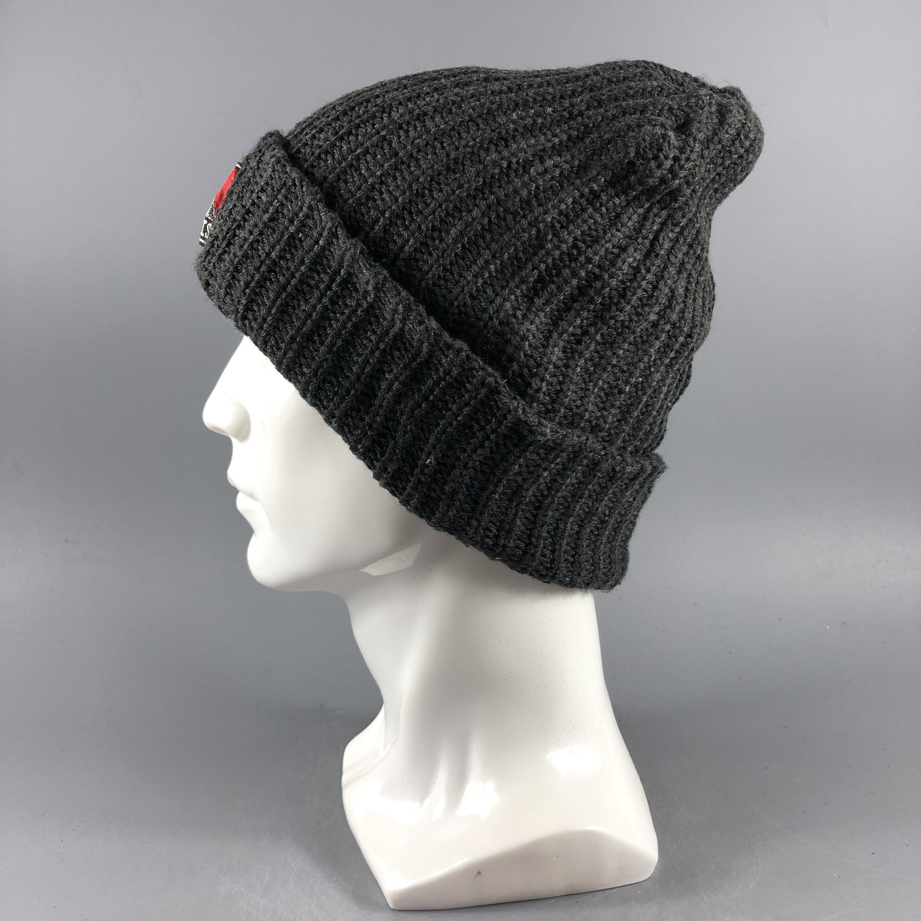 Ben Davis × Vintage Ben Davis Ribbed Beanie Snow Hat Snow Cap -D254 Size ONE SIZE - 2 Thumbnail