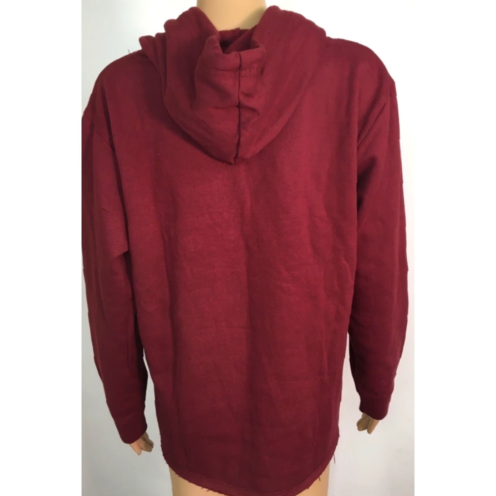 Olive Live Breathe Fight Hoodie Women XL Red Pink Floral Cancer Awareness Athleisure Size XL / US 12-14 / IT 48-50 - 3 Thumbnail