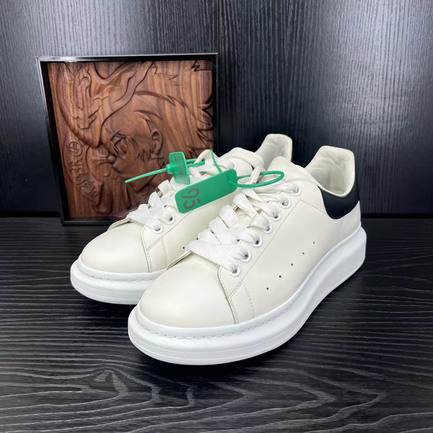 Alexander McQueen Alexander McQueen Smooth Calf Leather Black Toe 41.5 Size US 8.5 / EU 41-42 - 1 Thumbnail