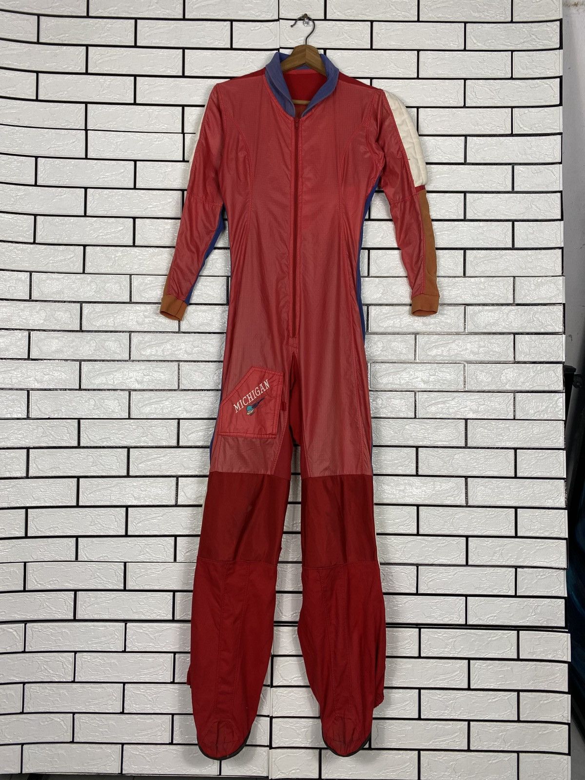 Japanese Brand 📌Vintage Jumpsuit Racing Wear Michigan Size US 30 / EU 46 - 2 Thumbnail