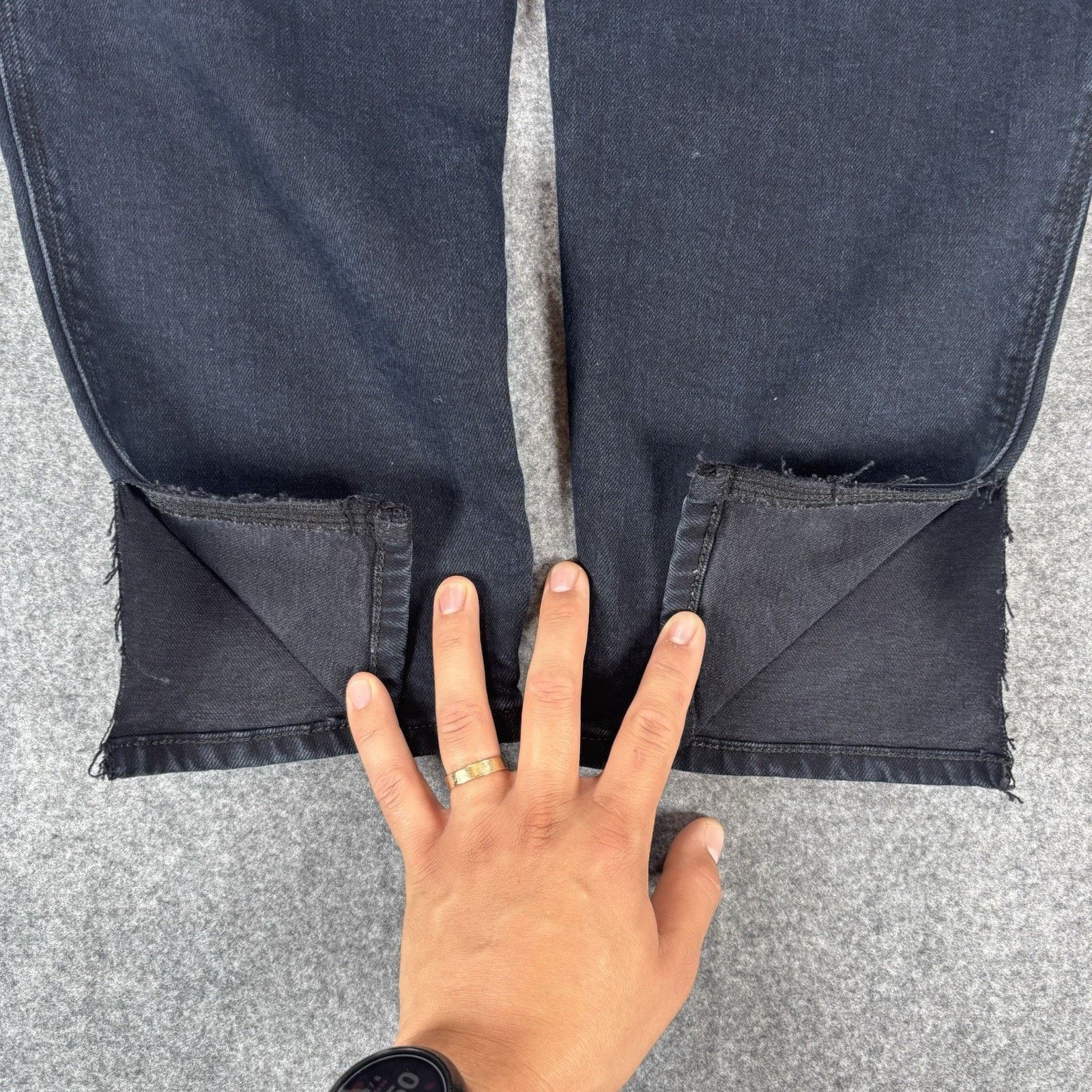CLOSED Closed Pearl Jeans High Rise Denim Black Women's Size 26 Size 26" / US 2 / IT 38 - 9 Thumbnail