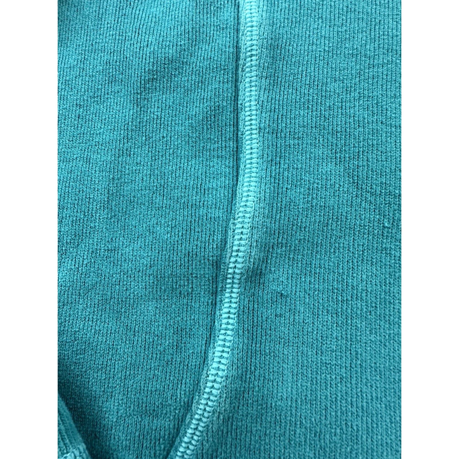 Tommy Bahama Tommy Bahama Sweater Womens S Green 1/4 1/2 Zip Long Sleeve Pullover Ladies Mock Neck Logo Beach Pattern Solid Knit Size S / US 4 / IT 40 - 4 Thumbnail