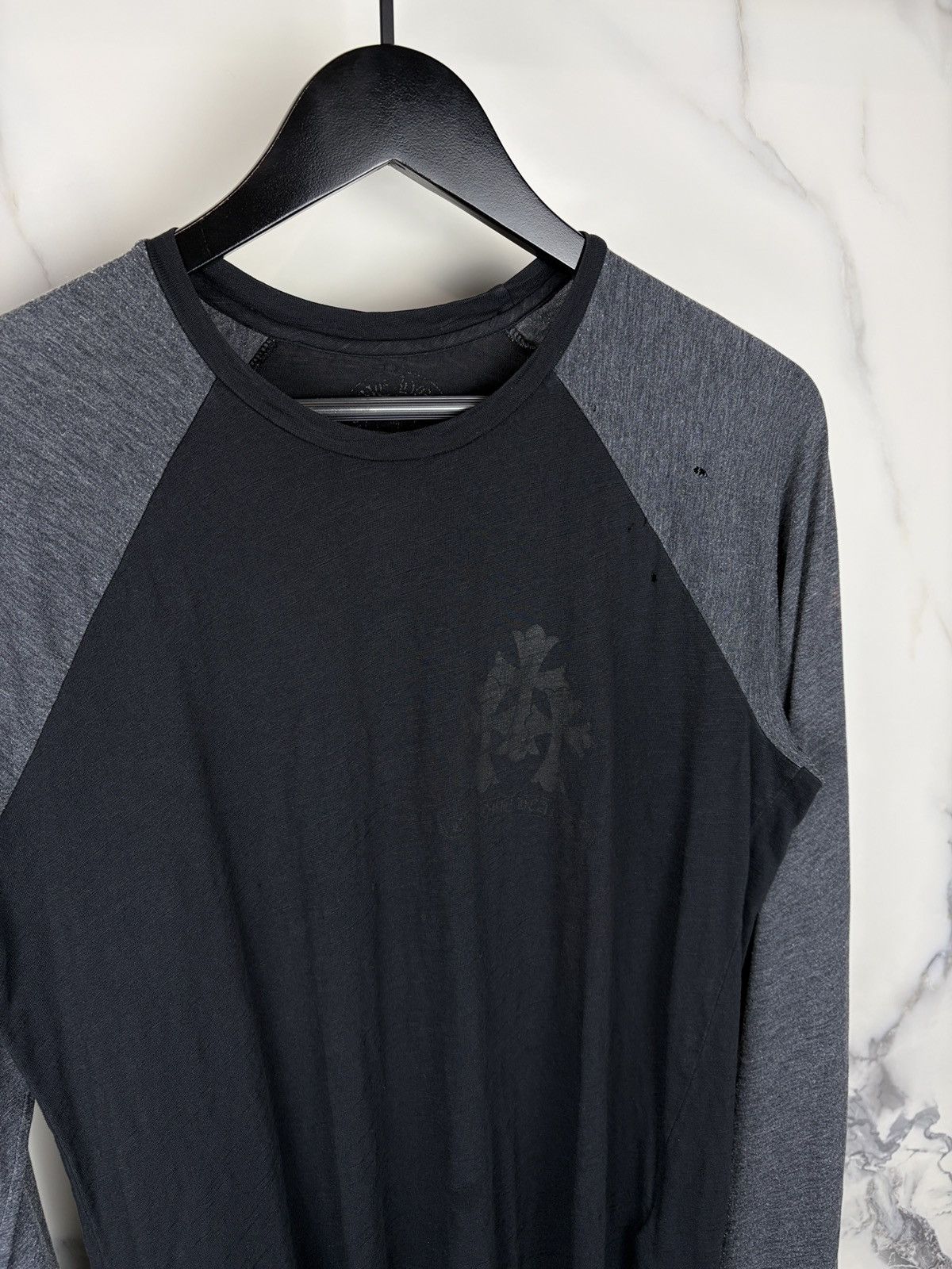 Chrome Hearts Chrome Hearts Vintage Cemetery Baseball Longsleeve Tshirt Size US S / EU 44-46 / 1 - 4 Thumbnail