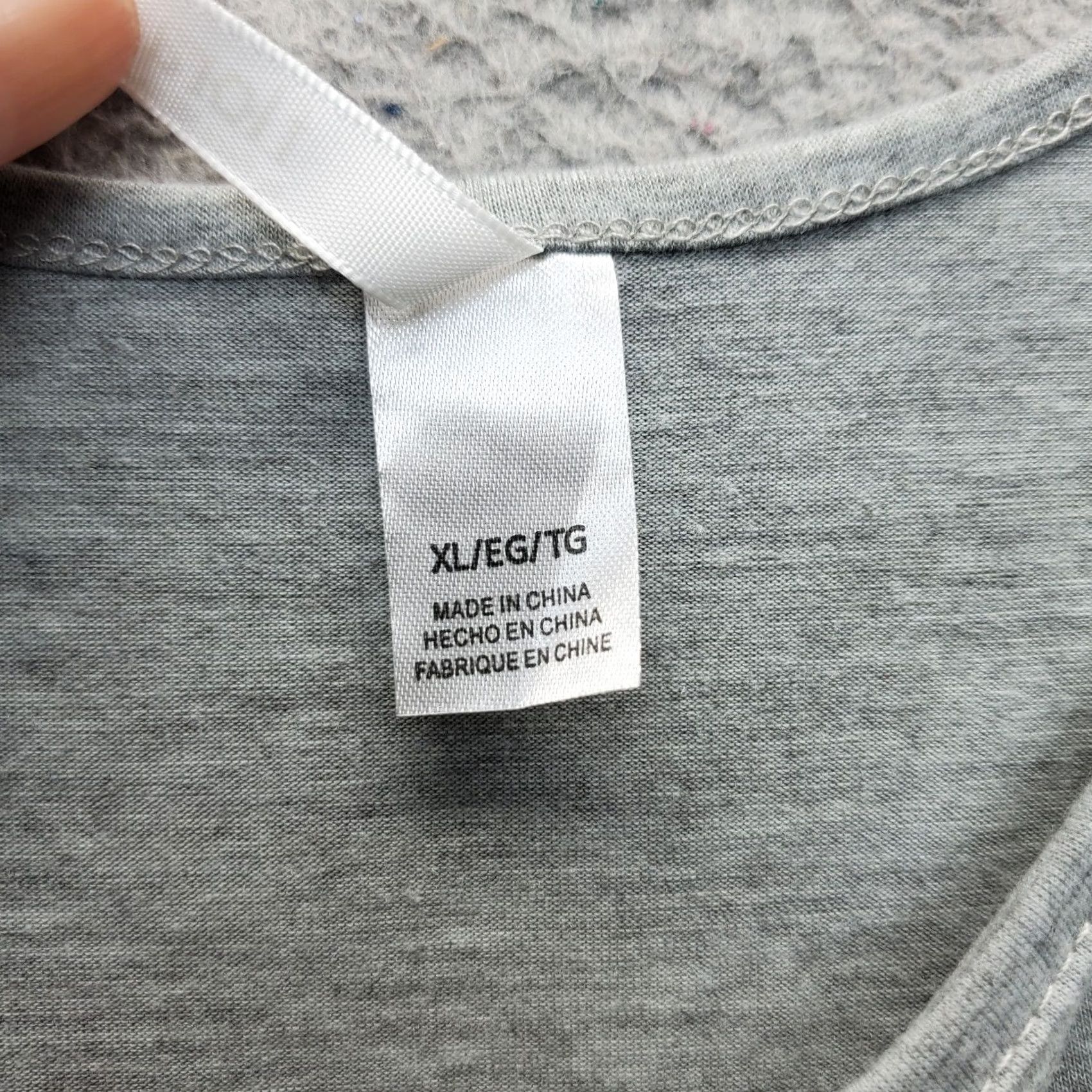 Vintage Flora Nikrooz Tank Top Womens XL Gray Wide Strap Round Neck Workout Pullover Size XL / US 12-14 / IT 48-50 - 6 Thumbnail