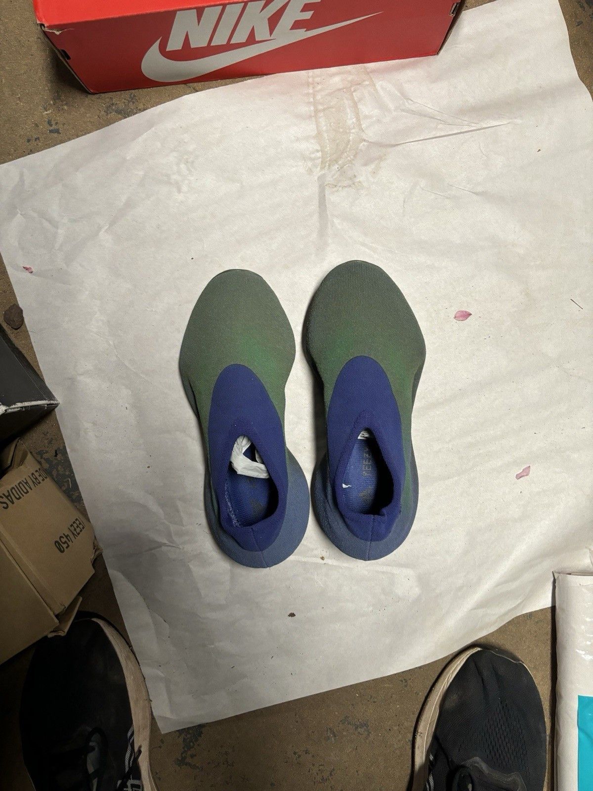 Yeezy adidas Yeezy Knit Runner Faded Azure Size US 7.5 / EU 40-41 - 3 Thumbnail