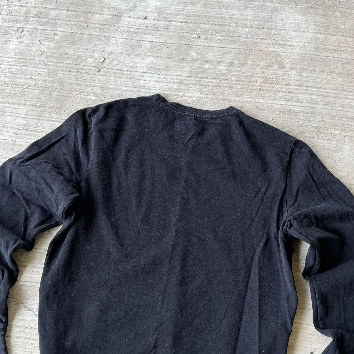 Allsaints Allsaints Vintage Black Small Logo Longsleeve Sweatshirt Size US S / EU 44-46 / 1 - 7 Thumbnail