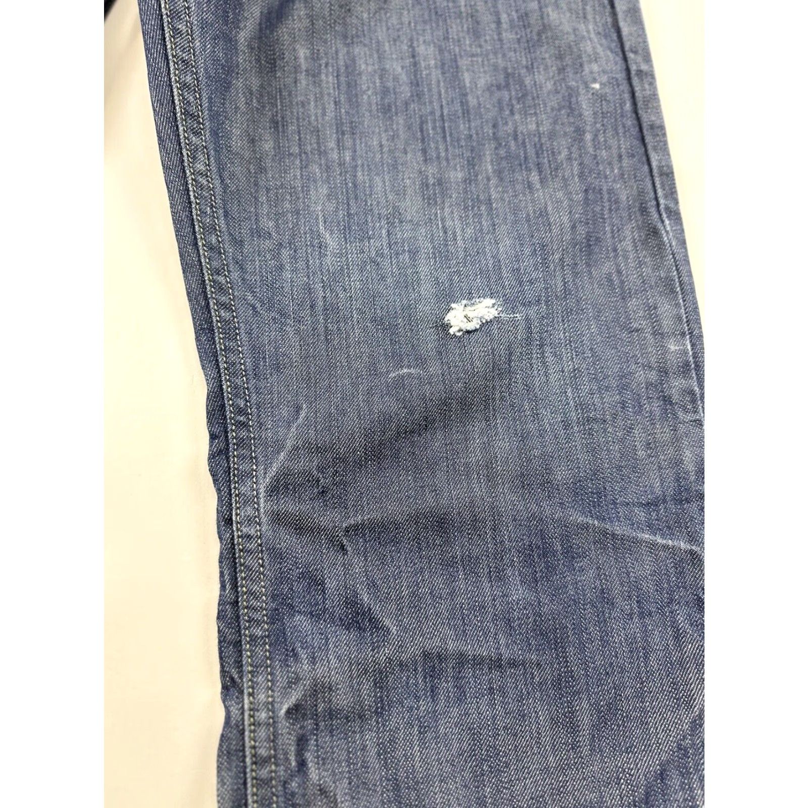Levi's Levis 514 Straight Fit Jeans Men's 32 x 32 Blue Distressed Size US 32 / EU 48 - 3 Thumbnail