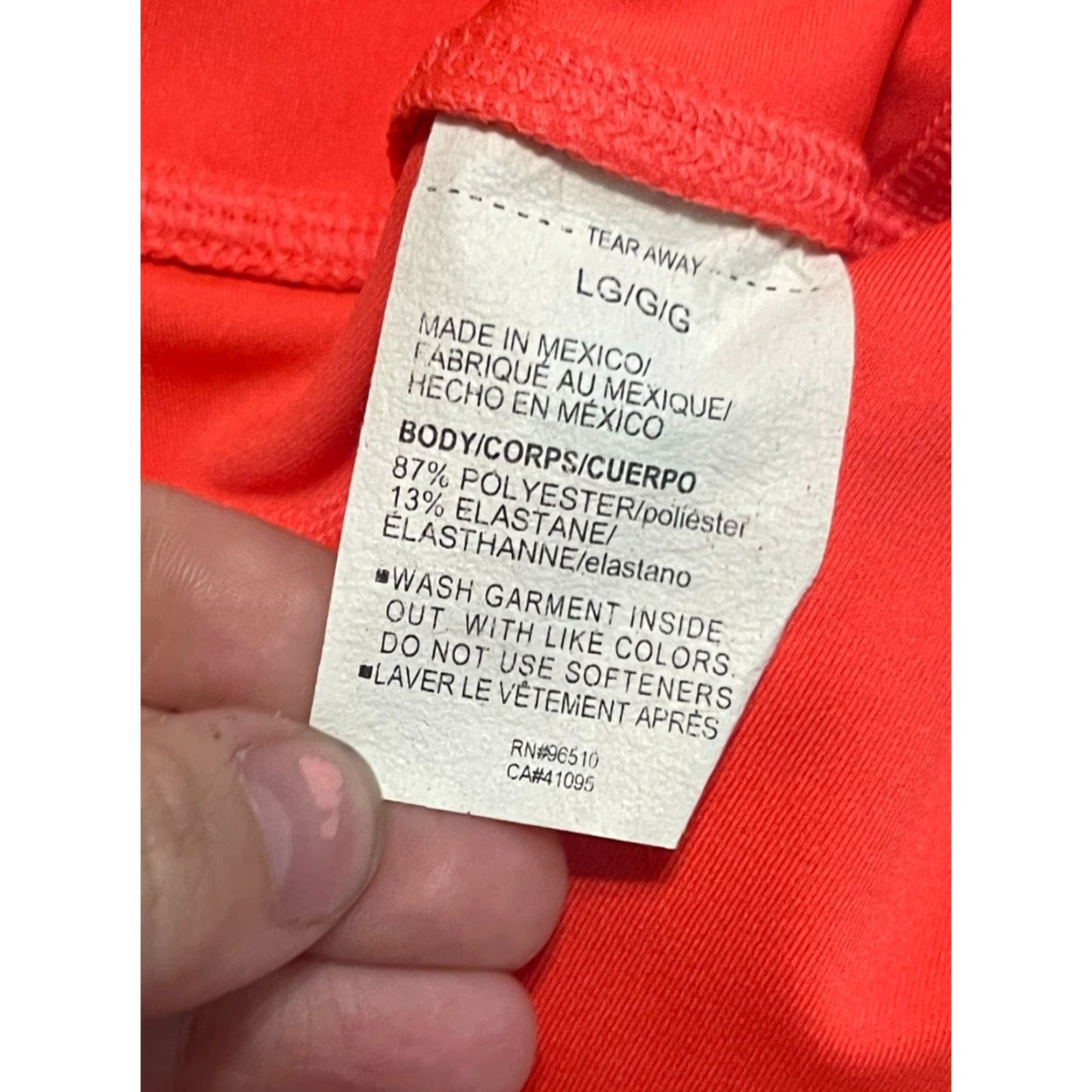 Under Armour Under Armour Women’s Capri Leggings, Size Large, Orange, Pull On, Skinny Fit, 24 in Inseam, Athletic Wear Size 28" / US 6 / IT 42 - 5 Thumbnail