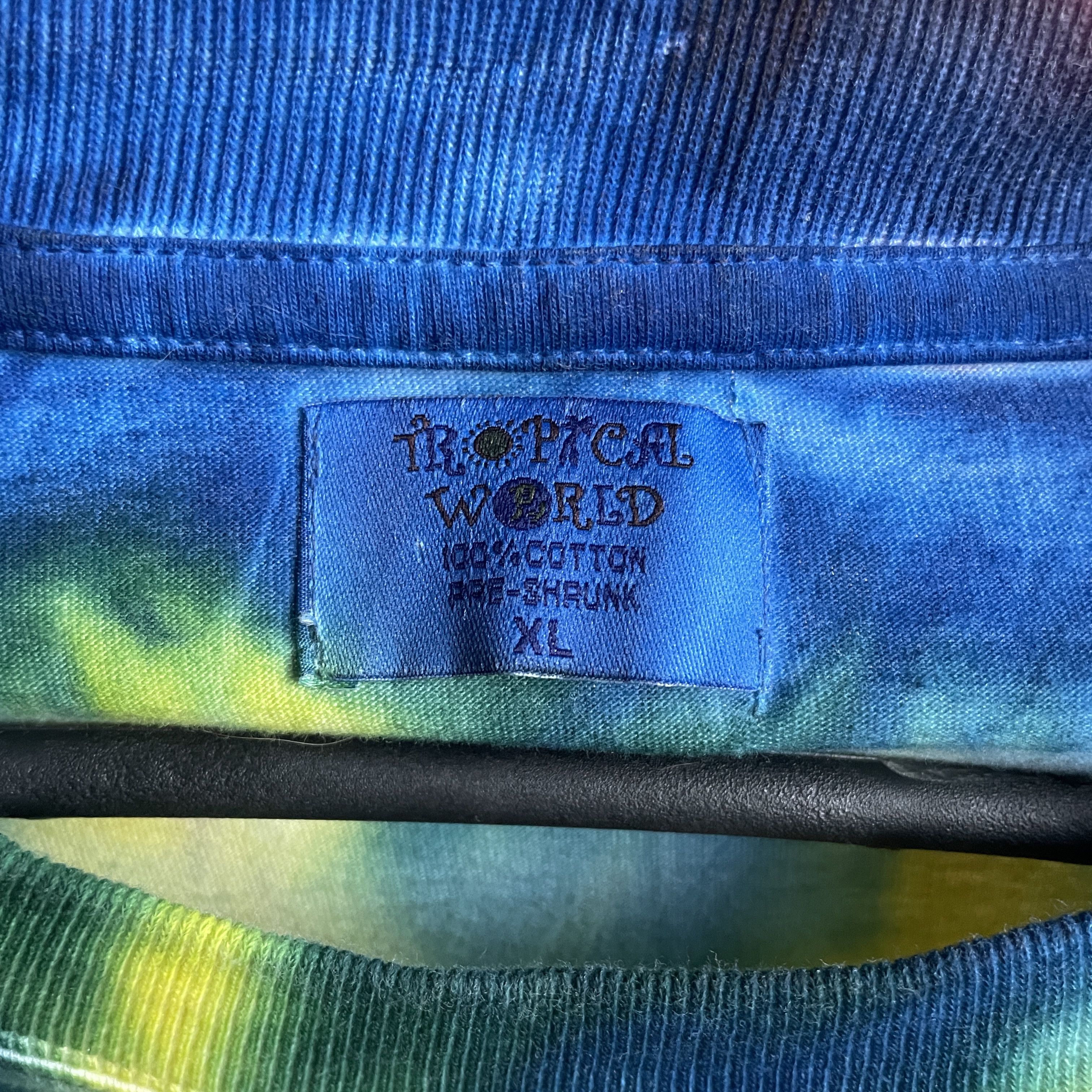 Vintage St. Kits West Indies Vintage 90's Tie Dye T-Shirt Size XL Size US XL / EU 56 / 4 - 4 Thumbnail