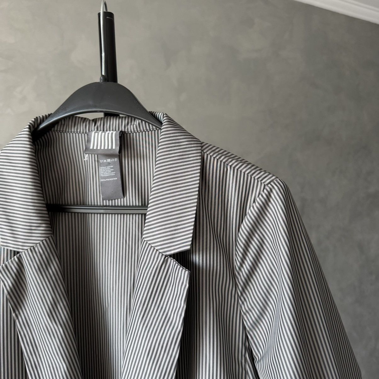Other Lilith Paris Striped Lightweight Trench Coat Avant Garde Size S / US 4 / IT 40 - 6 Thumbnail