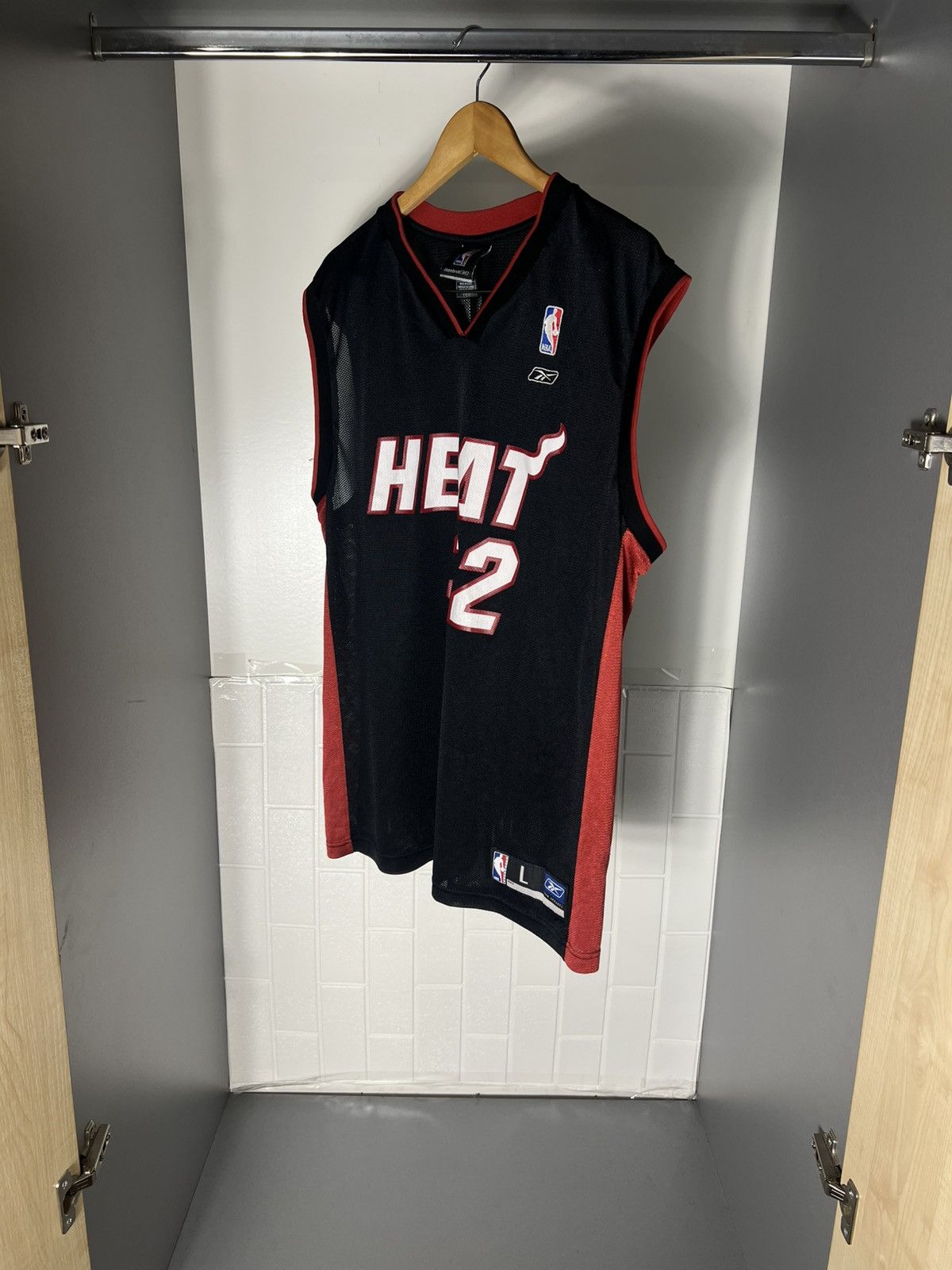 Reebok VINTAGE REEBOK MIAMI HEAT NBA JERSEY USA BASKETBALL Y2K 90s Size US L / EU 52-54 / 3 - 4 Thumbnail