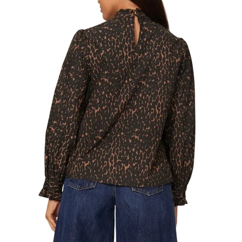 Rails Rails Ariana Leopard Print Top in Gray Multi, Size L Size L / US 10 / IT 46 - 3 Thumbnail