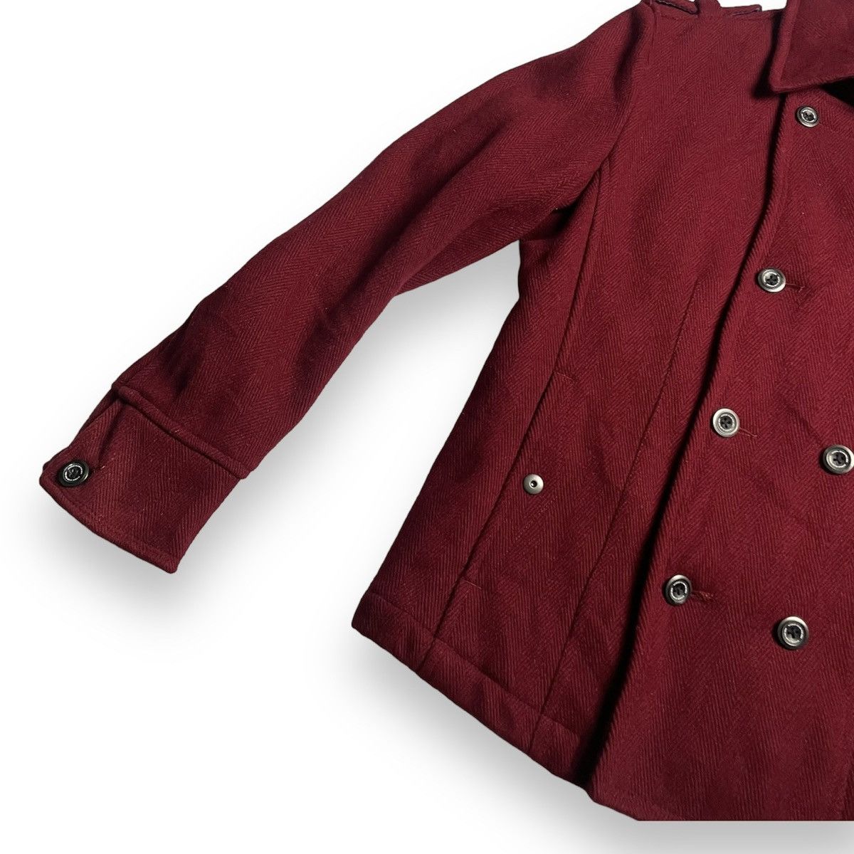 If Six Was Nine × Le Grande Bleu (L.G.B.) × Nicole Club 🇯🇵 NICOLE CLUB FOR MEN DOUBLE BREASTED WOOL JACKET Size US M / EU 48-50 / 2 - 5 Thumbnail