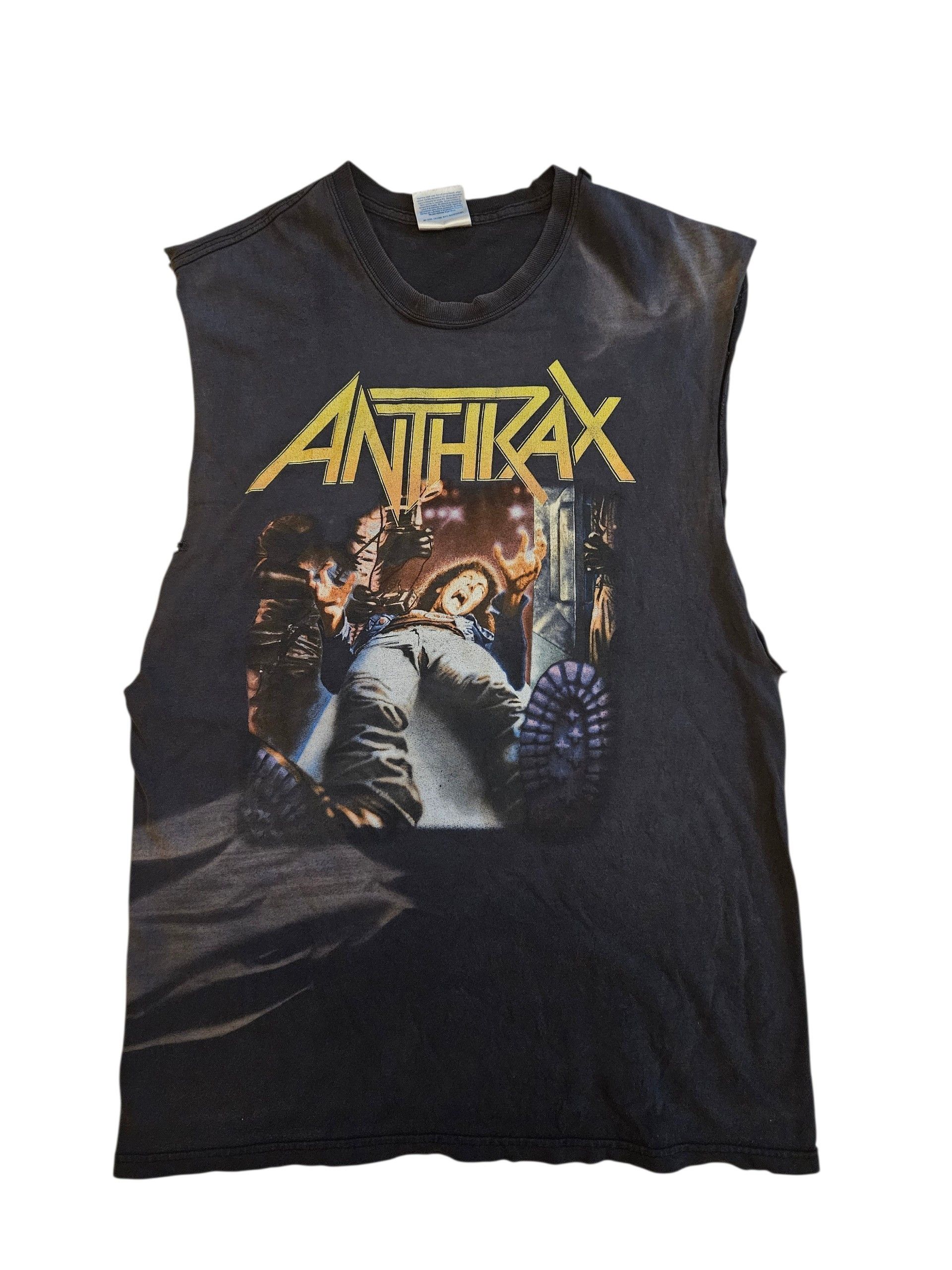 Vintage Vintage Anthrax Sleeveless Size US M / EU 48-50 / 2 - 1 Thumbnail