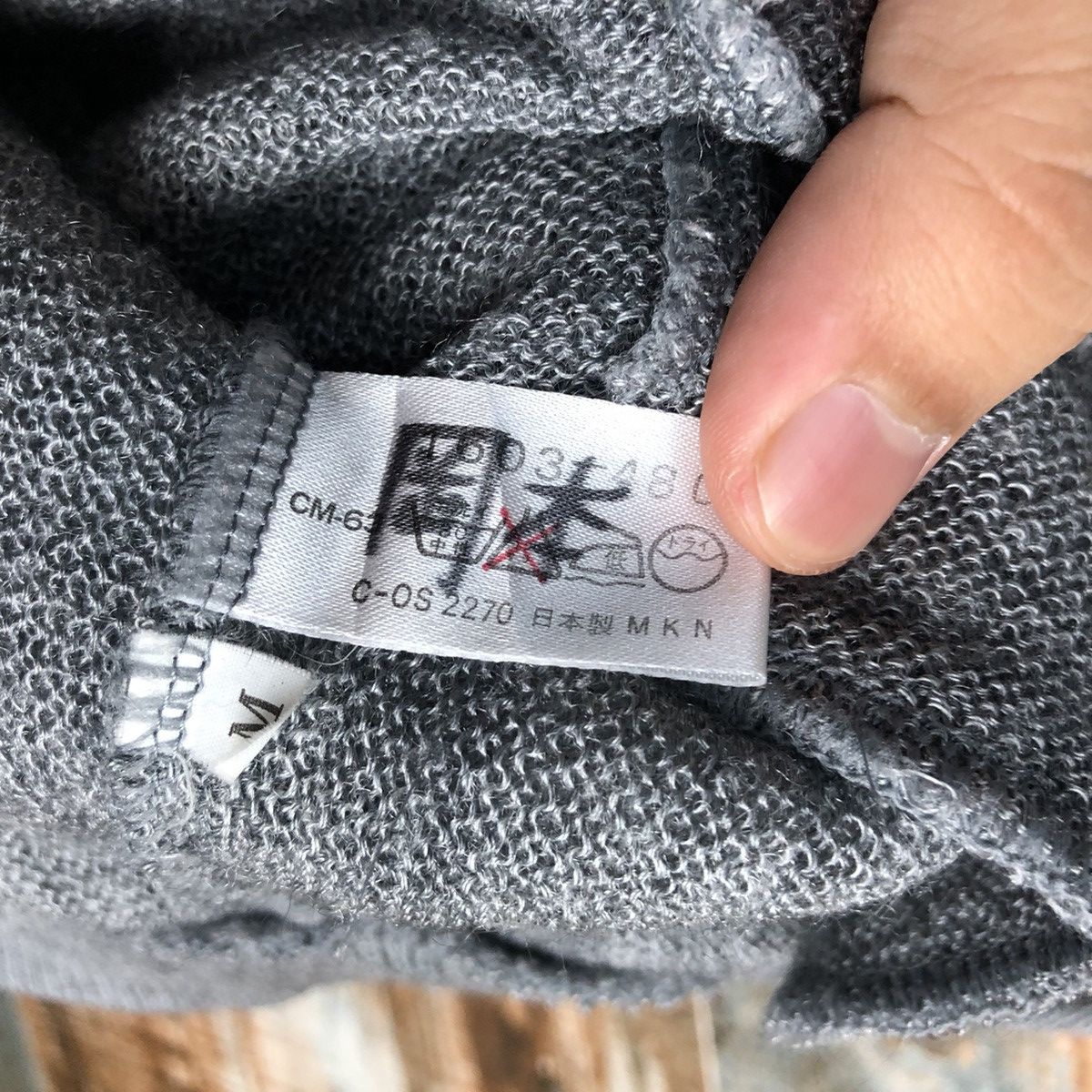 Japanese Brand DL Crocodille vintage Gray Cardigan Knitwear #C604 Size US M / EU 48-50 / 2 - 12 Thumbnail