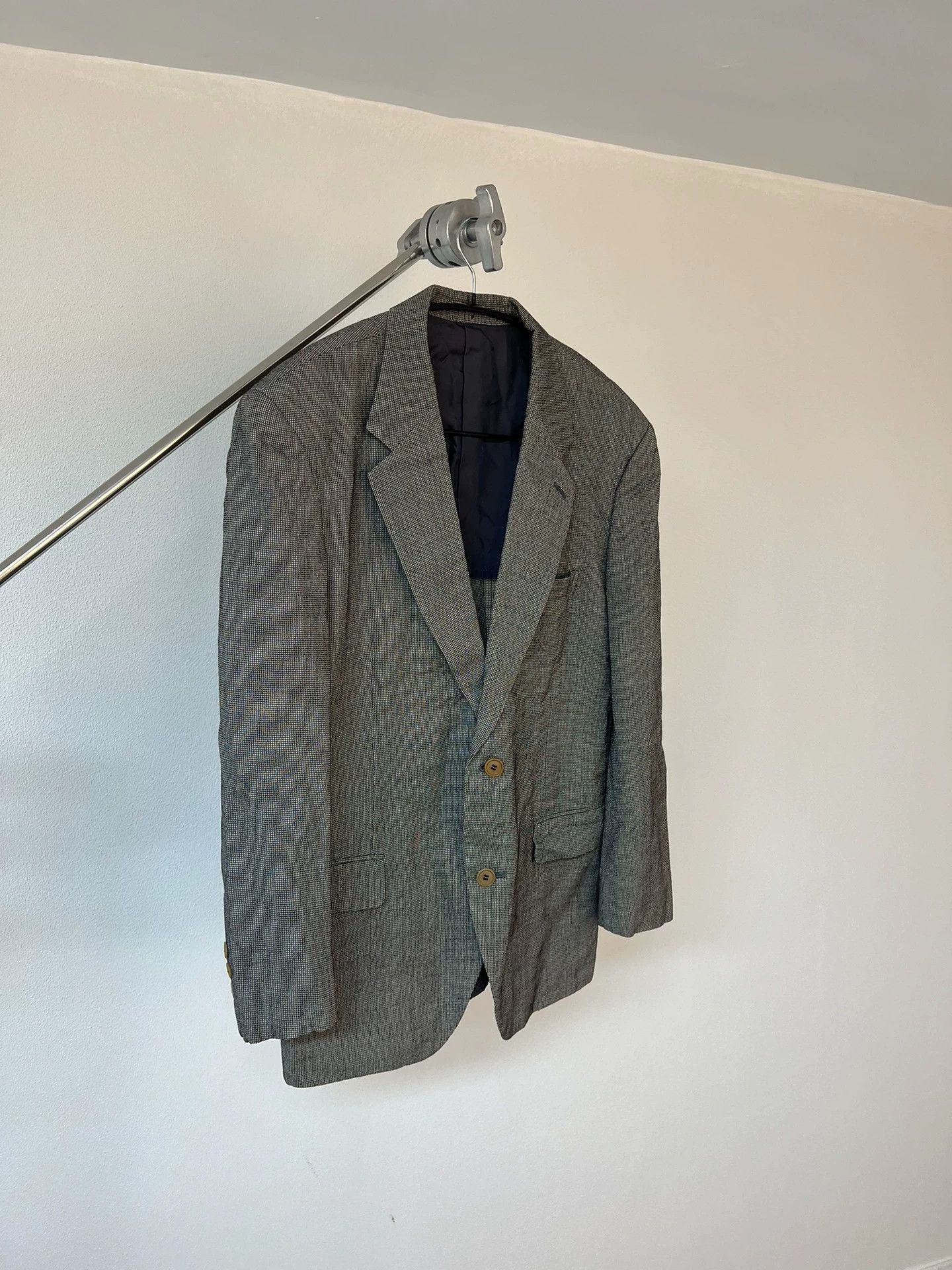 Issey Miyake Issey Miyake Sharp Shoulders Plaid M Blazer Size US M / EU 48-50 / 2 - 4 Thumbnail