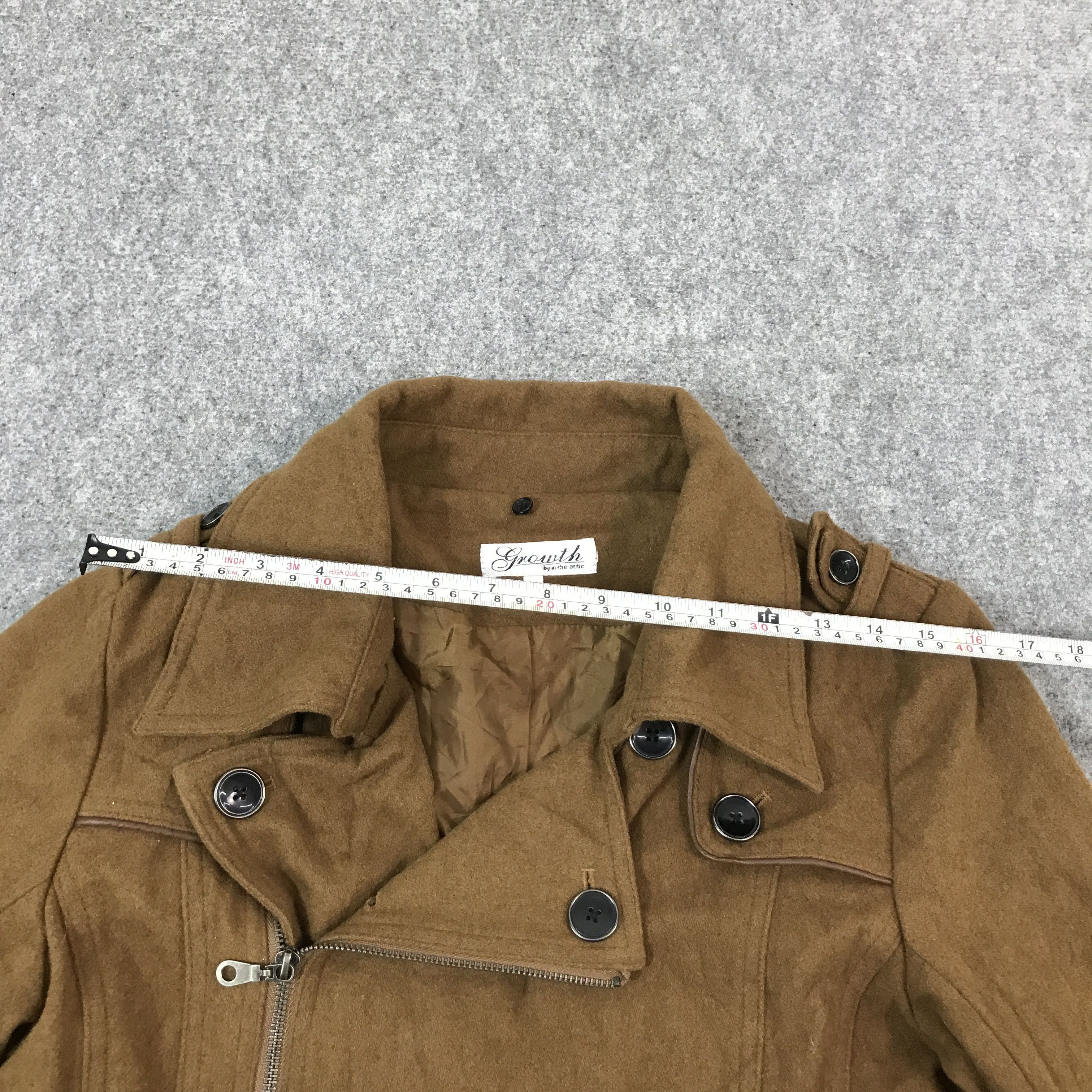 In The Attic × Japanese Brand IN THE ATTIC JAPAN WOOL DOUBLE COLLAR STYLE JACKET Size US M / EU 48-50 / 2 - 9 Thumbnail