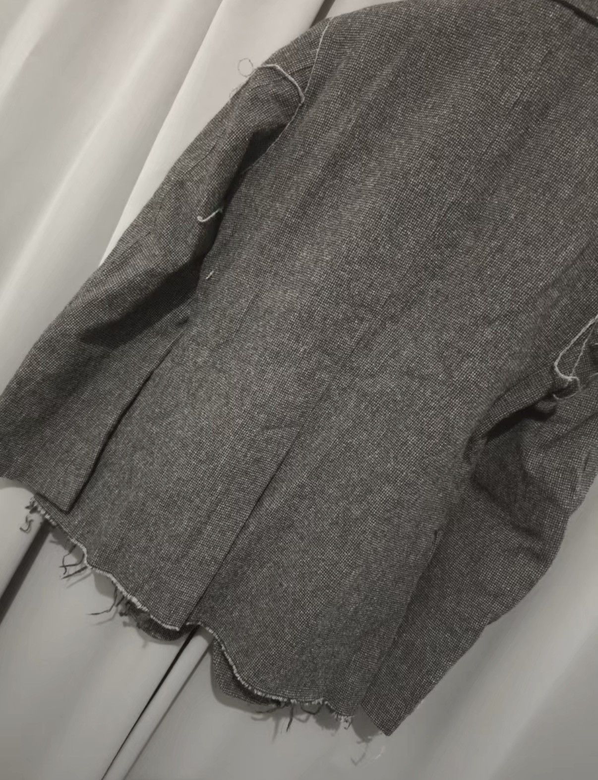 The Letters The Letters Fall/Winter Wool Cut-Off Frayed Blazer Size US S / EU 44-46 / 1 - 7 Thumbnail