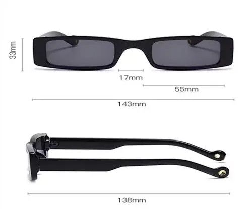 Designer × Electric Visual 🔥BUY 2GET 1🔥Retro square sunglasses Size ONE SIZE - 4 Thumbnail