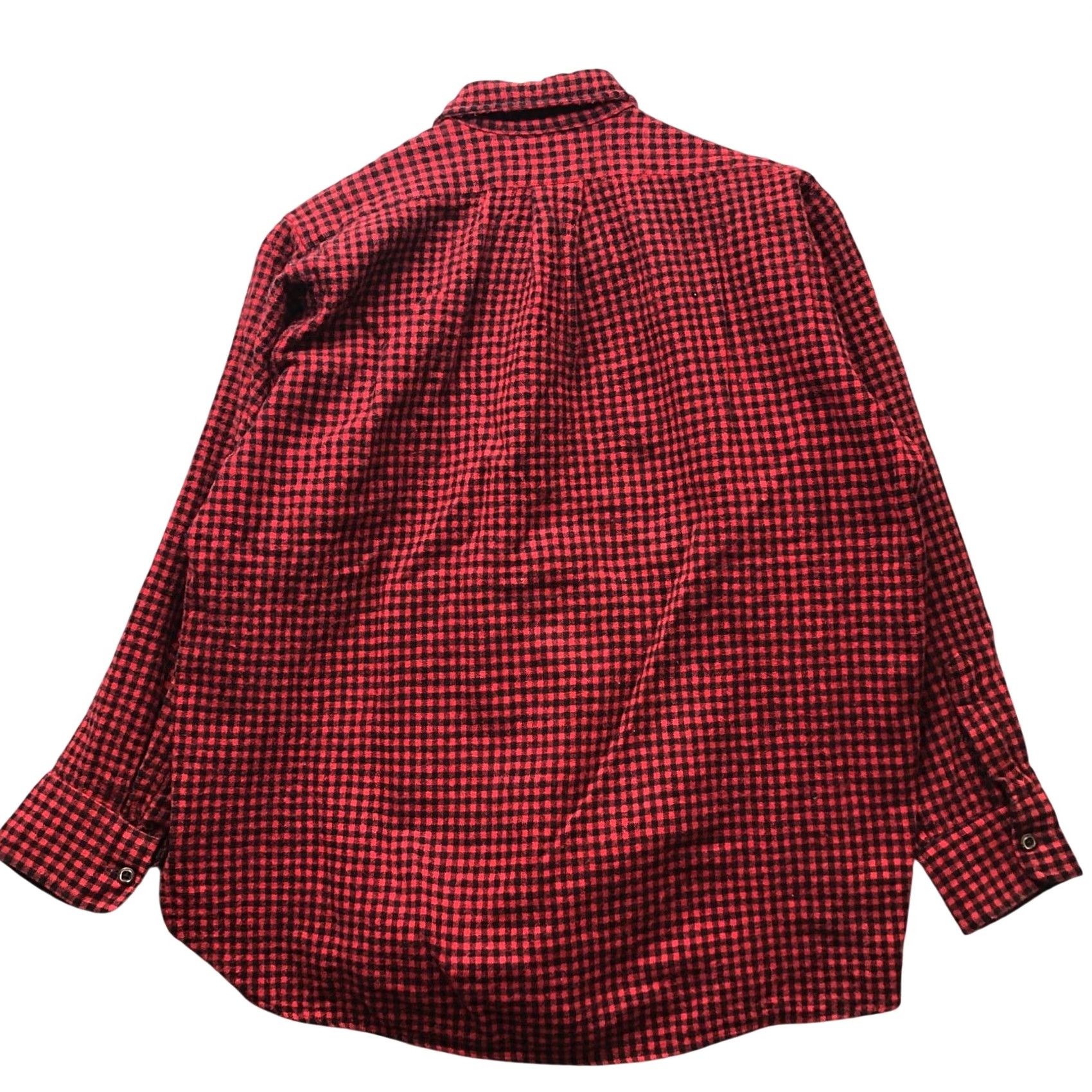 Vintage VINTAGE LL Bean Button-Up Shirt Mens M Long Sleeve Red Check Wool Blend Size US M / EU 48-50 / 2 - 7 Thumbnail