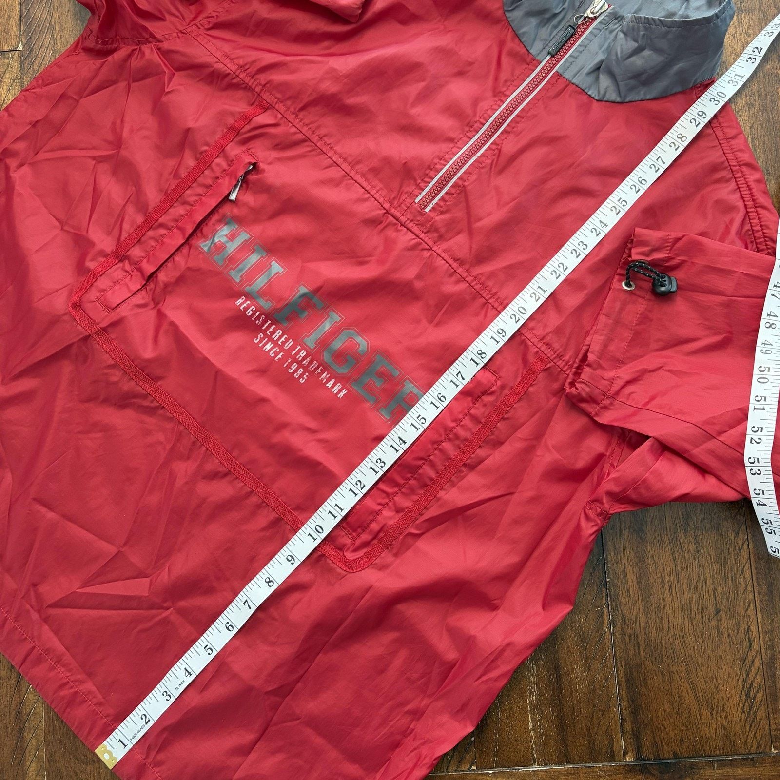 Tommy Hilfiger Tommy Hilfiger Jacket L Athletics 1/2 Zip Windbreaker Anorak Size US L / EU 52-54 / 3 - 9 Thumbnail