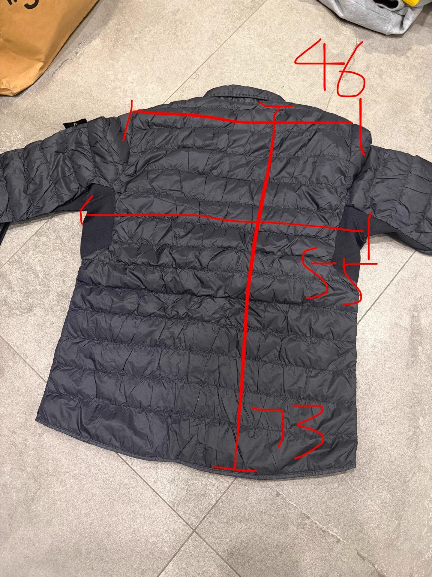 Stone Island Stone Island Black XL Ribbed Down Jacket Excellent Condition Size US XL / EU 56 / 4 - 6 Thumbnail