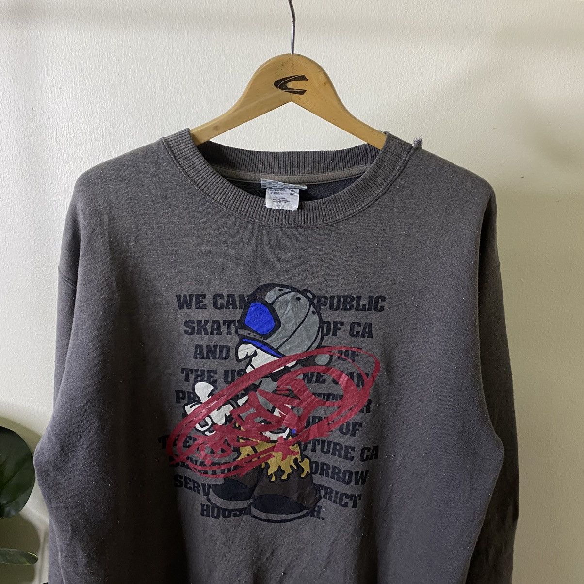 Vintage Y2K Oblo Design HipHop Jnco School Of Hard Knock Style Size US M / EU 48-50 / 2 - 2 Thumbnail