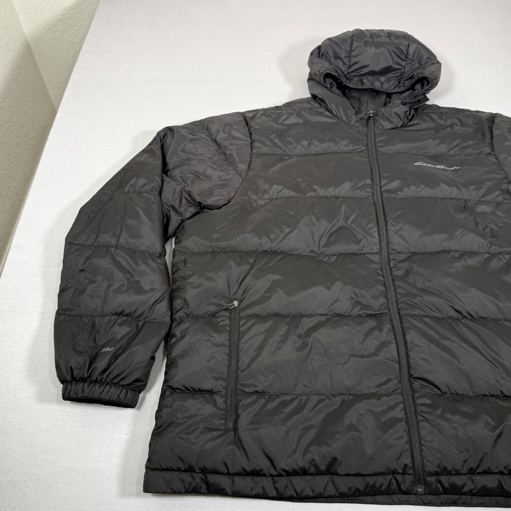 Eddie Bauer Eddie Bauer Jacket Mens 2XL Black EB650 Channel Down Puffer Zip Up Hooded Hike Size US XXL / EU 58 / 5 - 5 Thumbnail