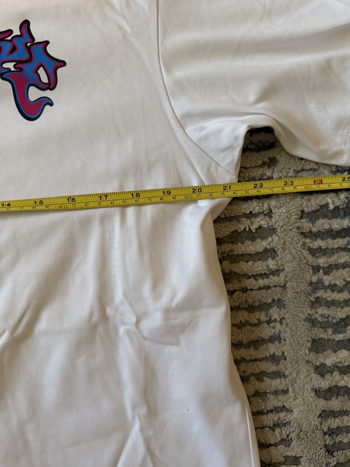 Bape Bape white flame T shirt Size US L / EU 52-54 / 3 - 7 Thumbnail