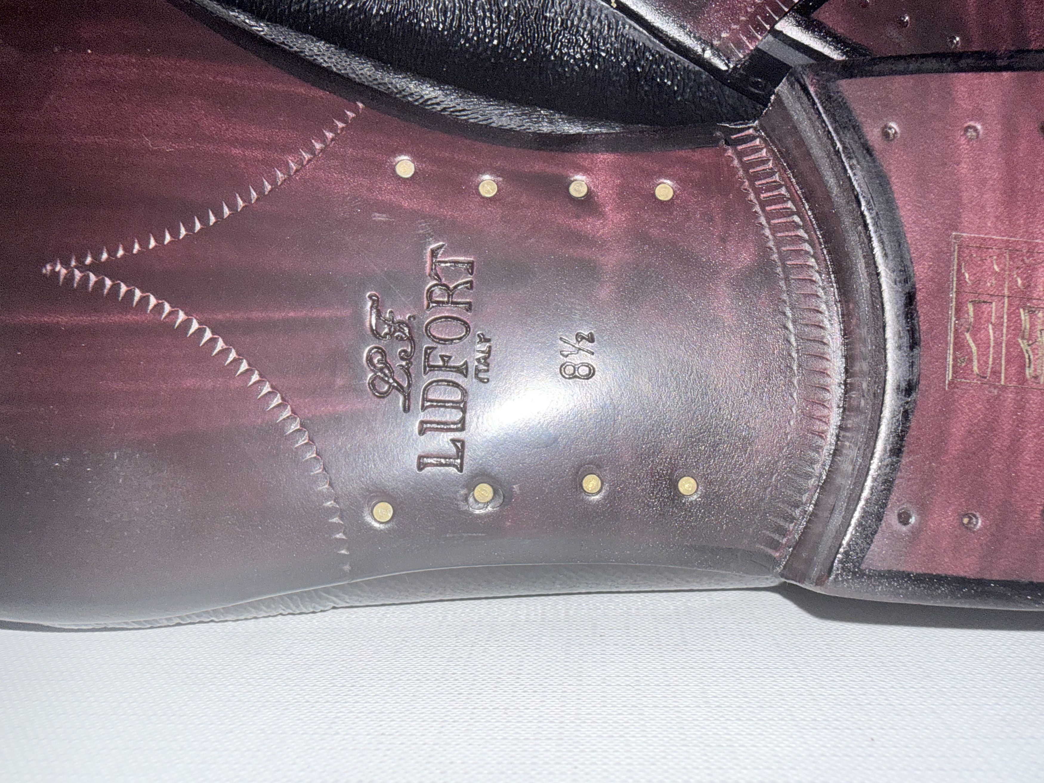 Lidfort Textured Lacquered Calfskin Mocassin Size US 9.5 / EU 42-43 - 14 Thumbnail
