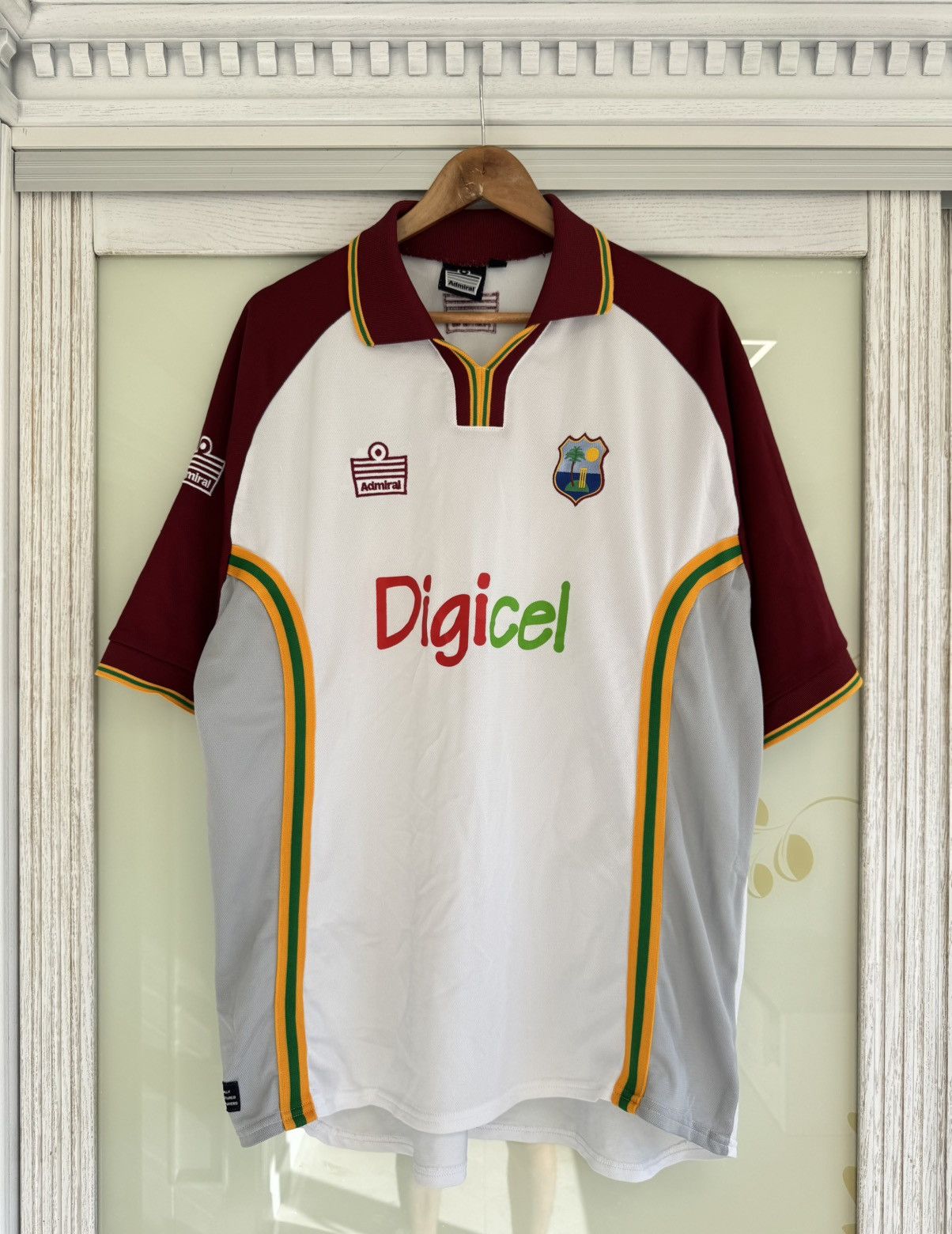 Vintage Vintage West Indies Cricket Shirt Admiral Shirt Kit Size US XXL / EU 58 / 5 - 1 Thumbnail