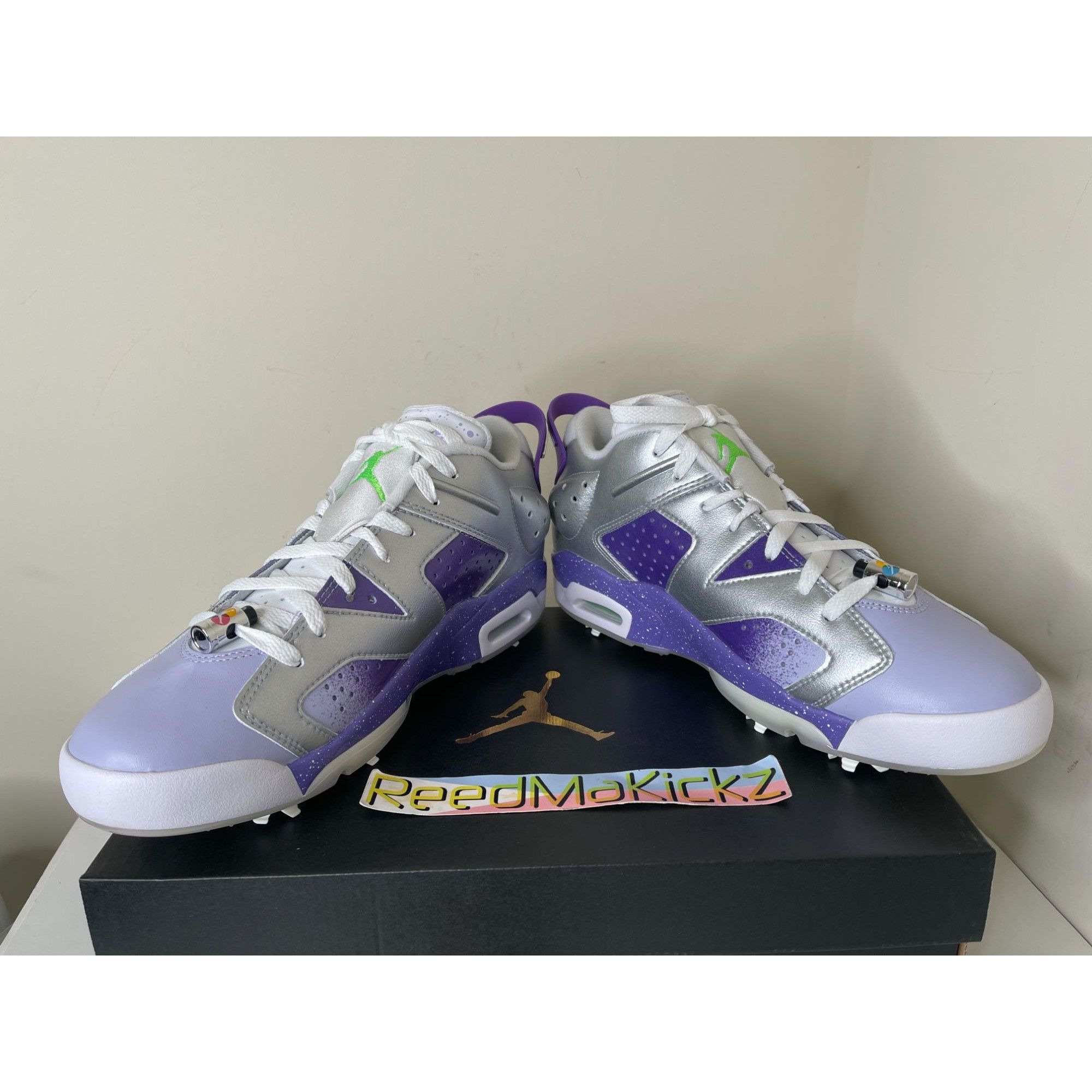 Jordan Brand Jordan 6 Retro Low Golf US Open 2023 W/SPIKES Mens 9.5us Size US 9.5 / EU 42-43 - 4 Thumbnail